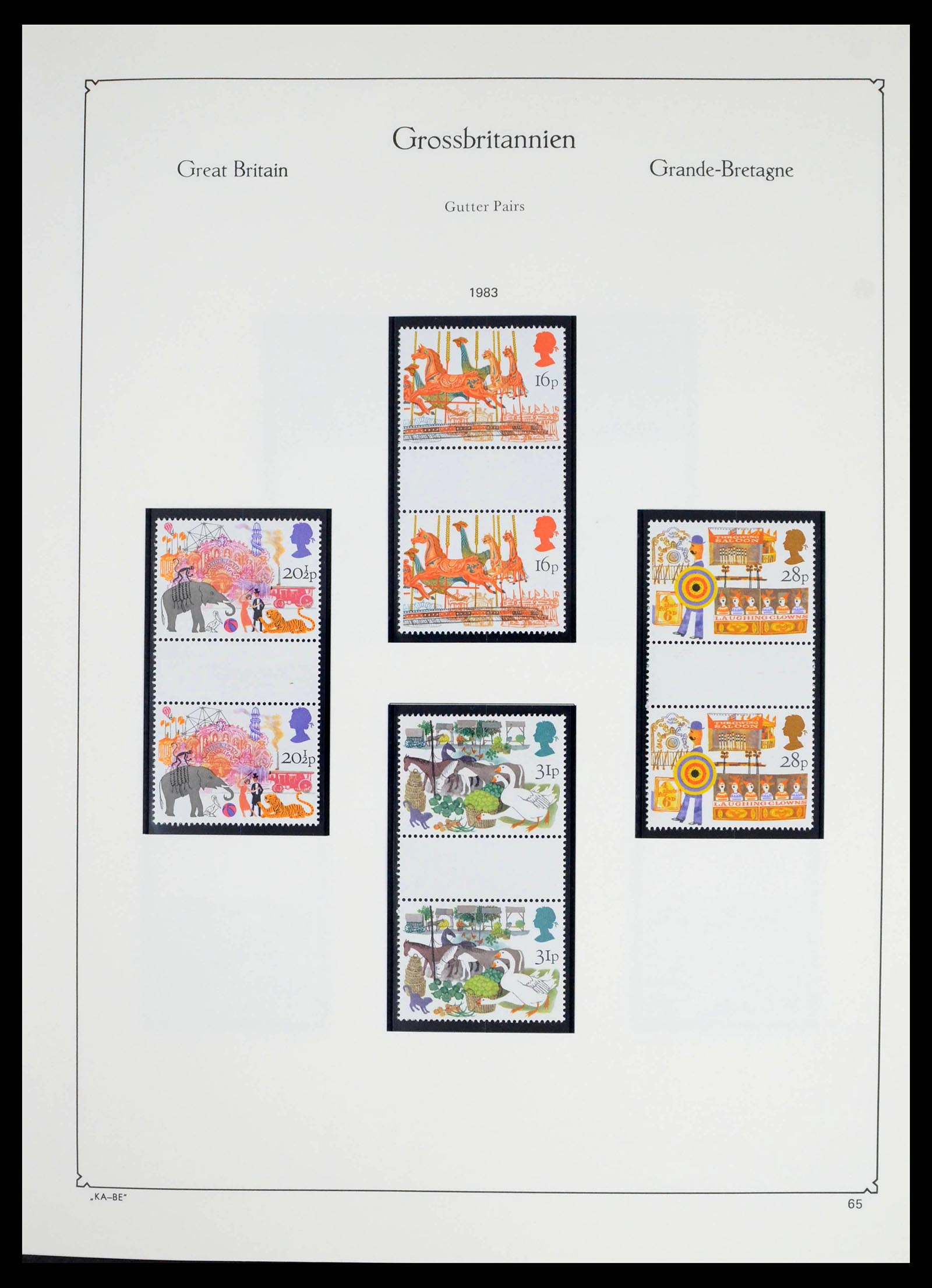39274 0201 - Postzegelverzameling 39274 Engeland 1952-1992.