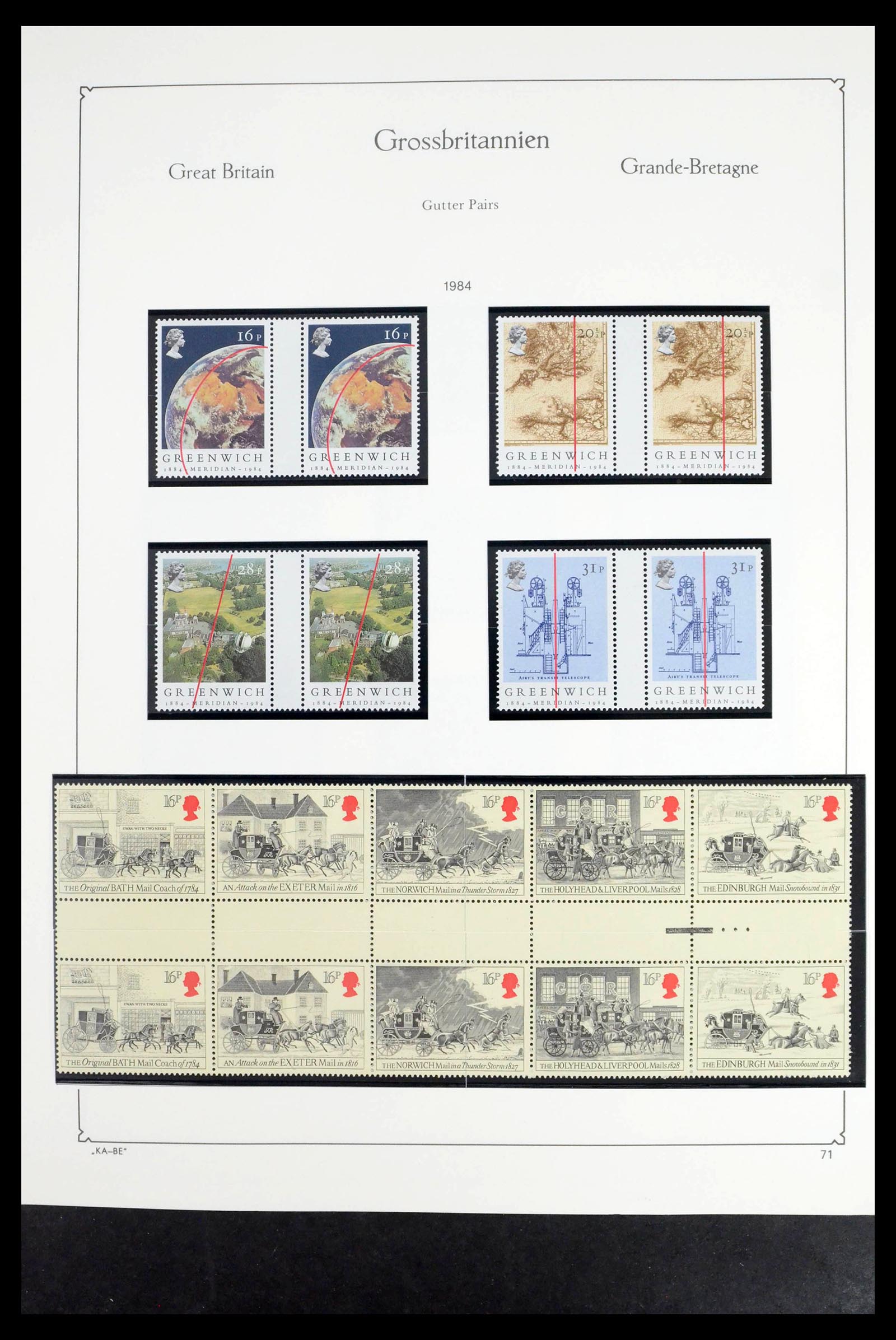 39274 0207 - Postzegelverzameling 39274 Engeland 1952-1992.