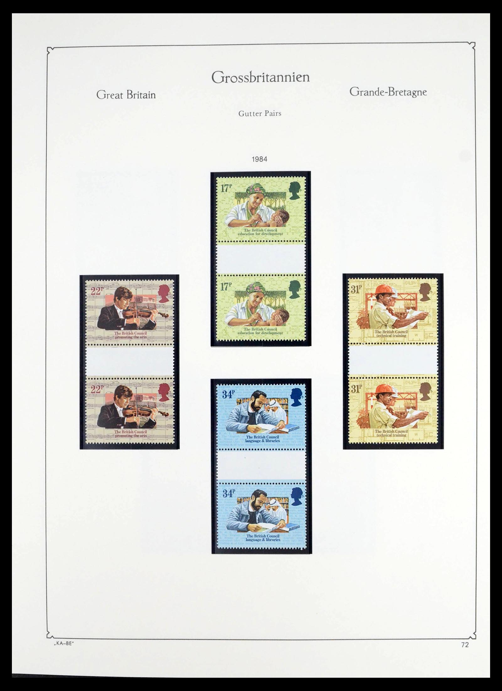 39274 0208 - Postzegelverzameling 39274 Engeland 1952-1992.