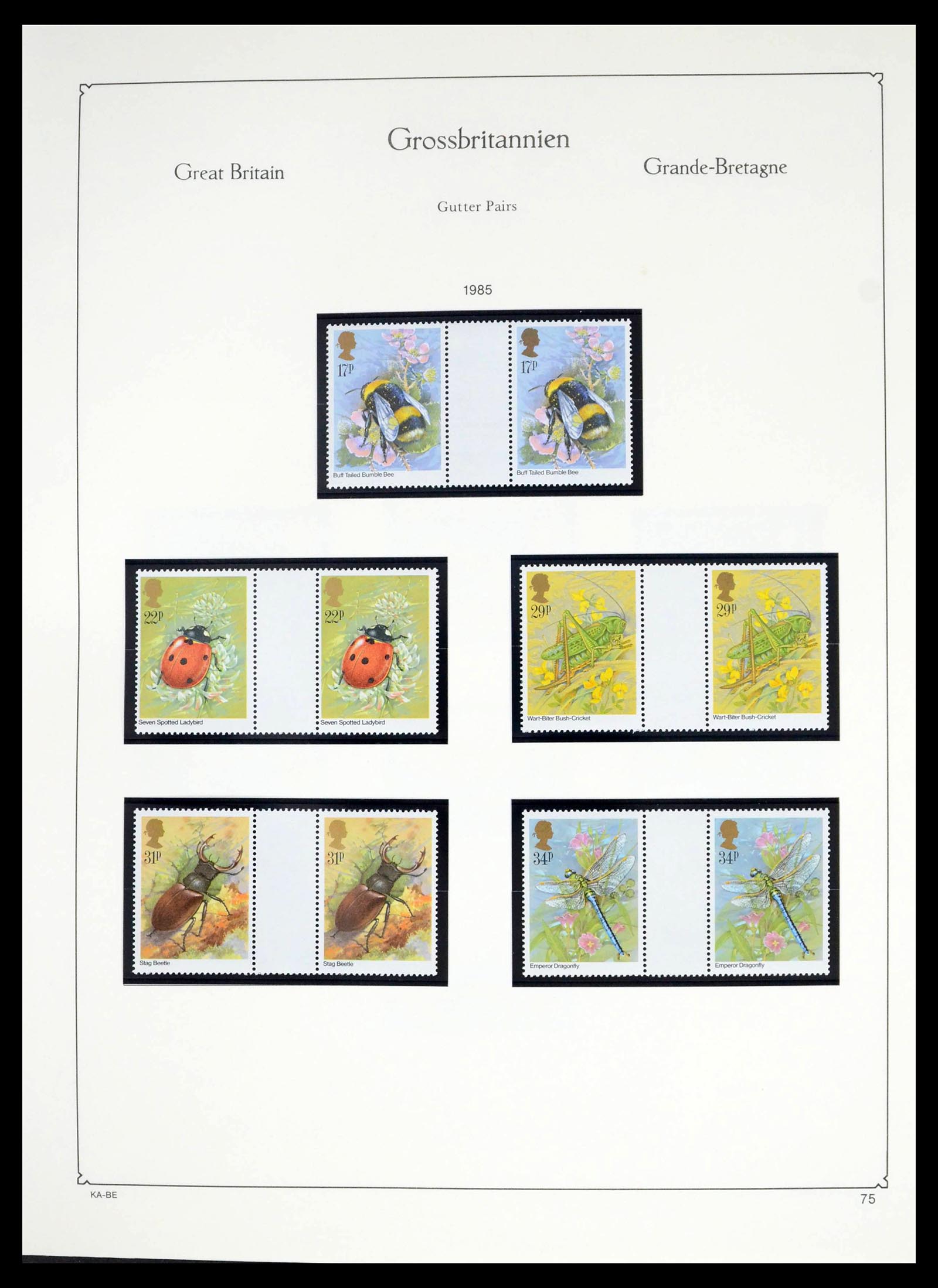 39274 0211 - Postzegelverzameling 39274 Engeland 1952-1992.