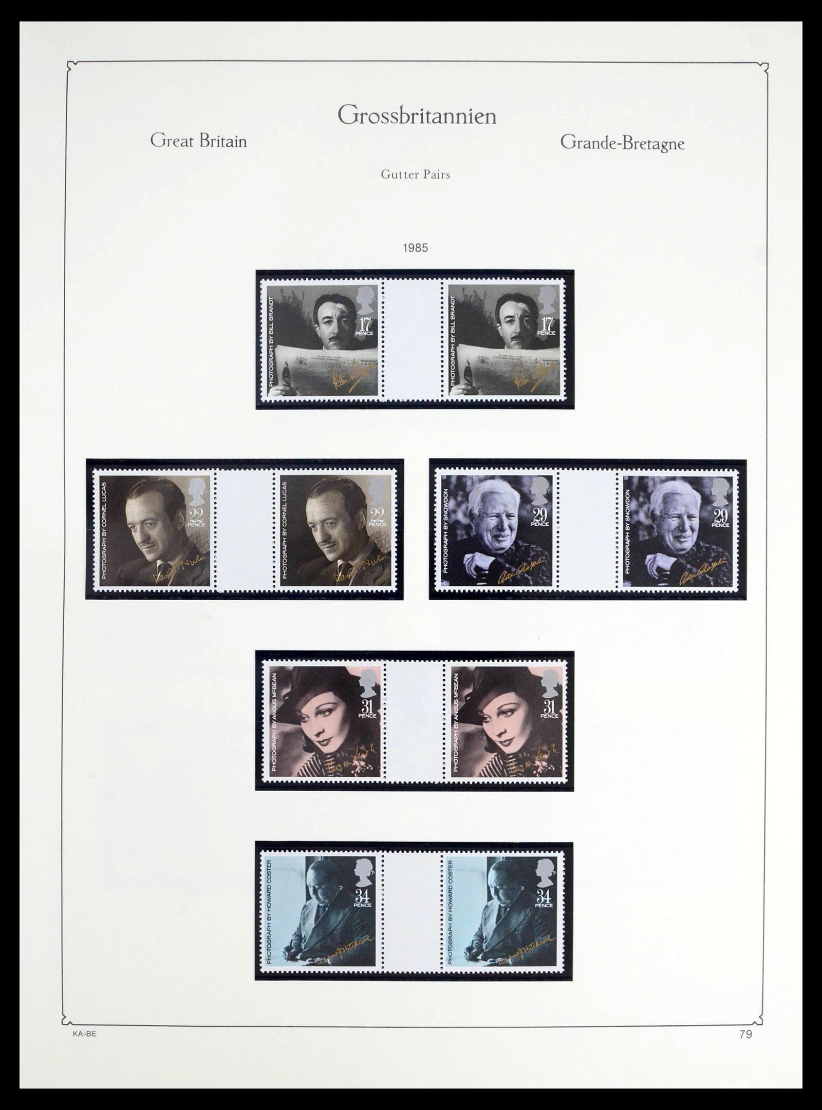 39274 0215 - Postzegelverzameling 39274 Engeland 1952-1992.