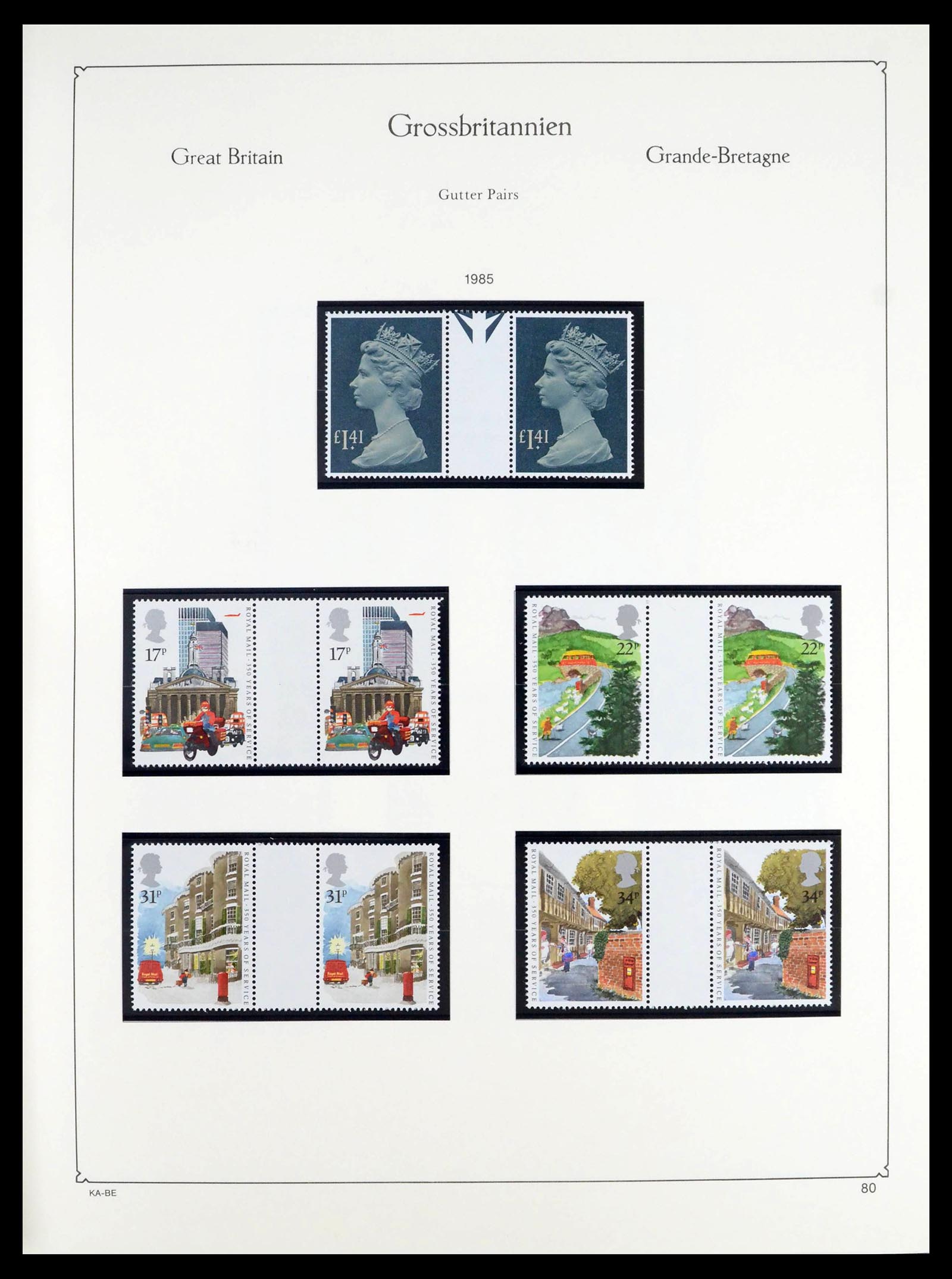 39274 0216 - Postzegelverzameling 39274 Engeland 1952-1992.