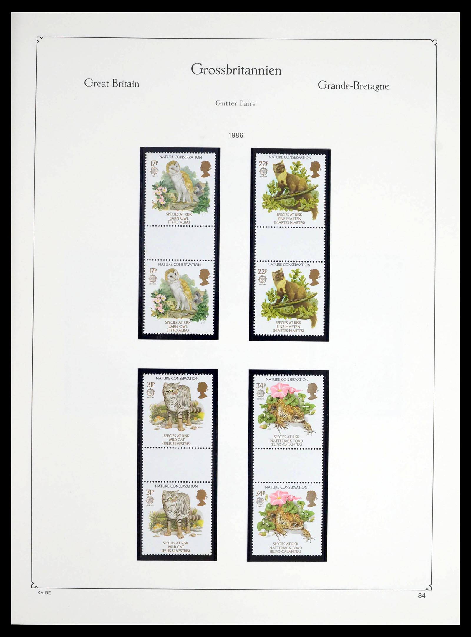 39274 0220 - Postzegelverzameling 39274 Engeland 1952-1992.