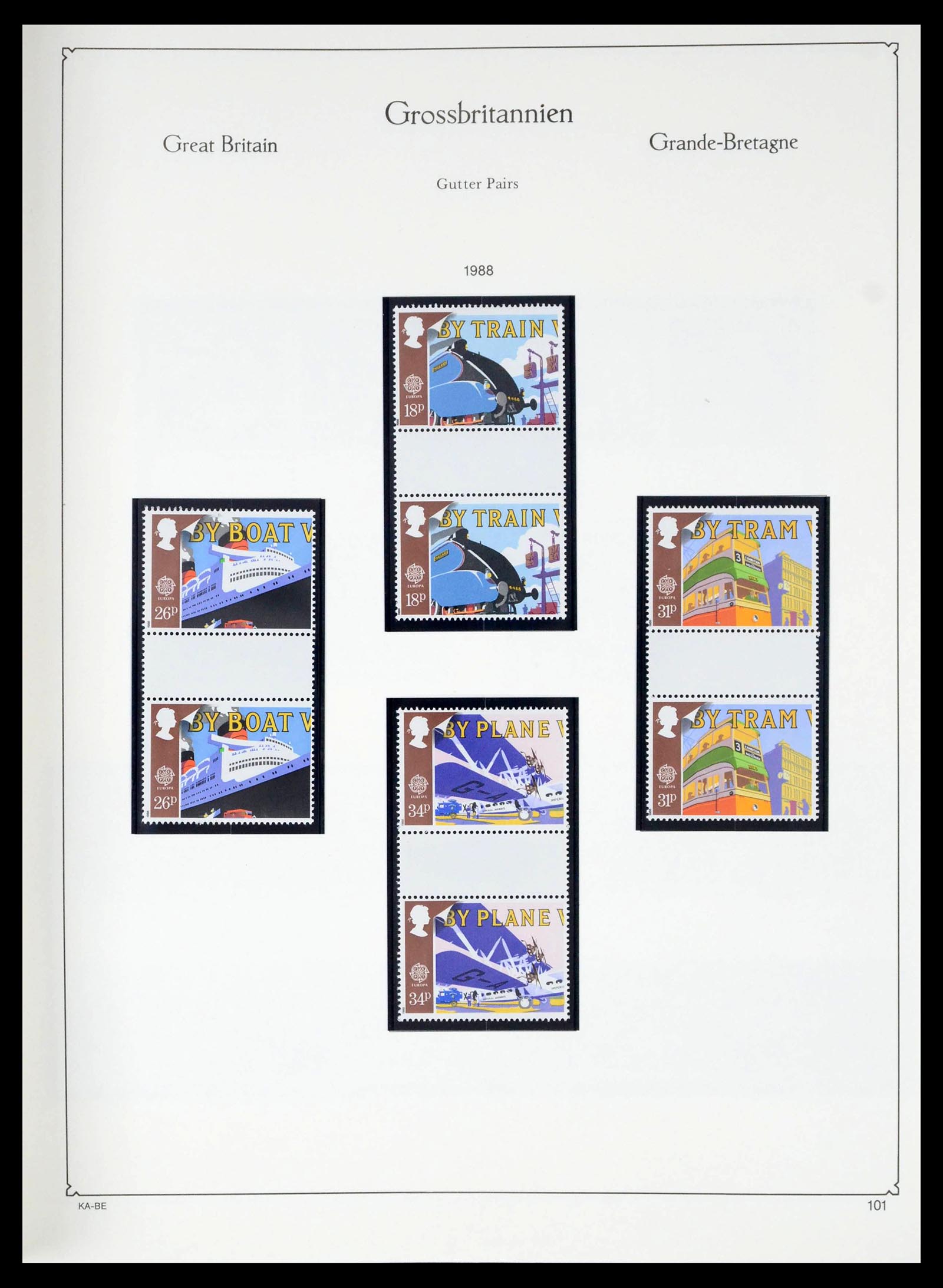 39274 0237 - Postzegelverzameling 39274 Engeland 1952-1992.