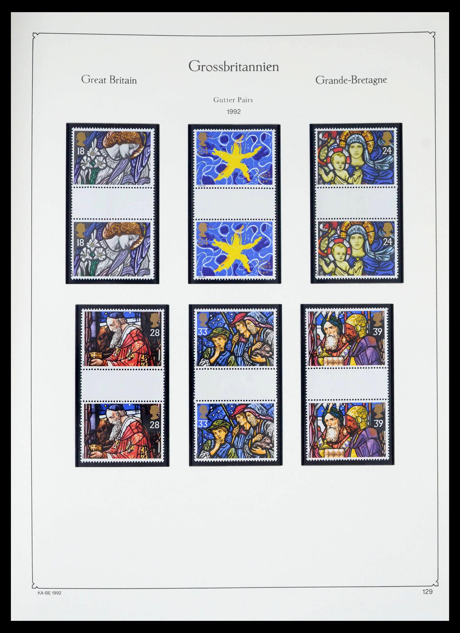 39274 0281 - Postzegelverzameling 39274 Engeland 1952-1992.
