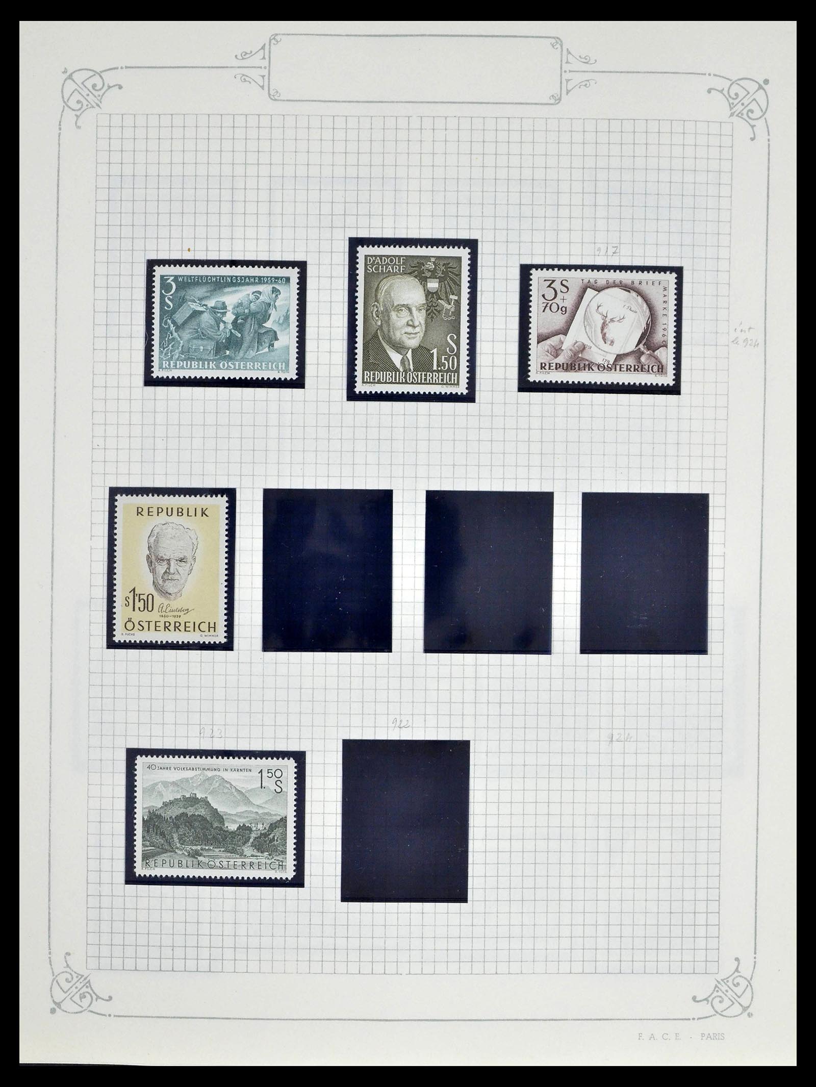39276 0061 - Postzegelverzameling 39276 Oostenrijk en gebieden 1850-1979.