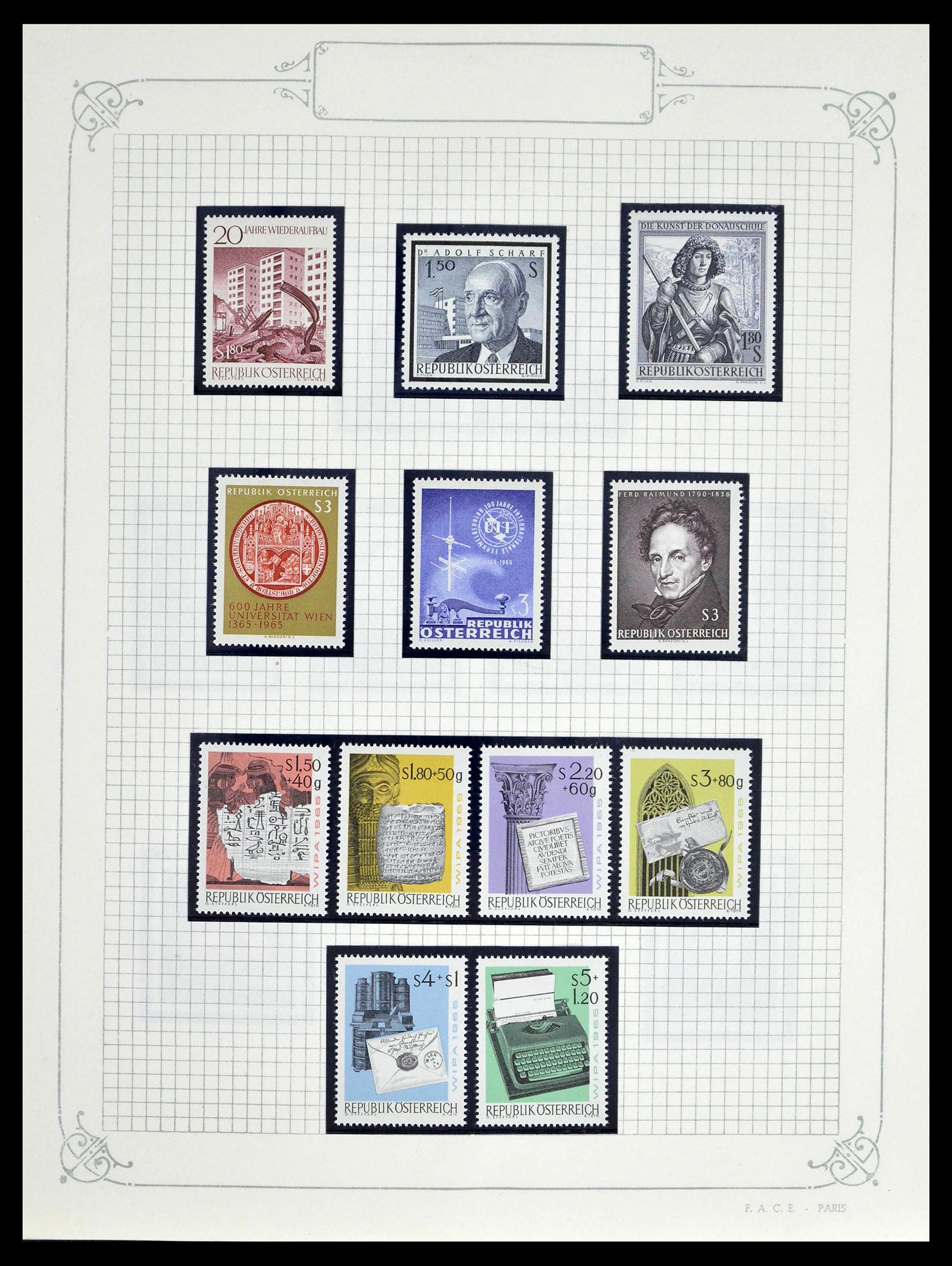 39276 0069 - Postzegelverzameling 39276 Oostenrijk en gebieden 1850-1979.