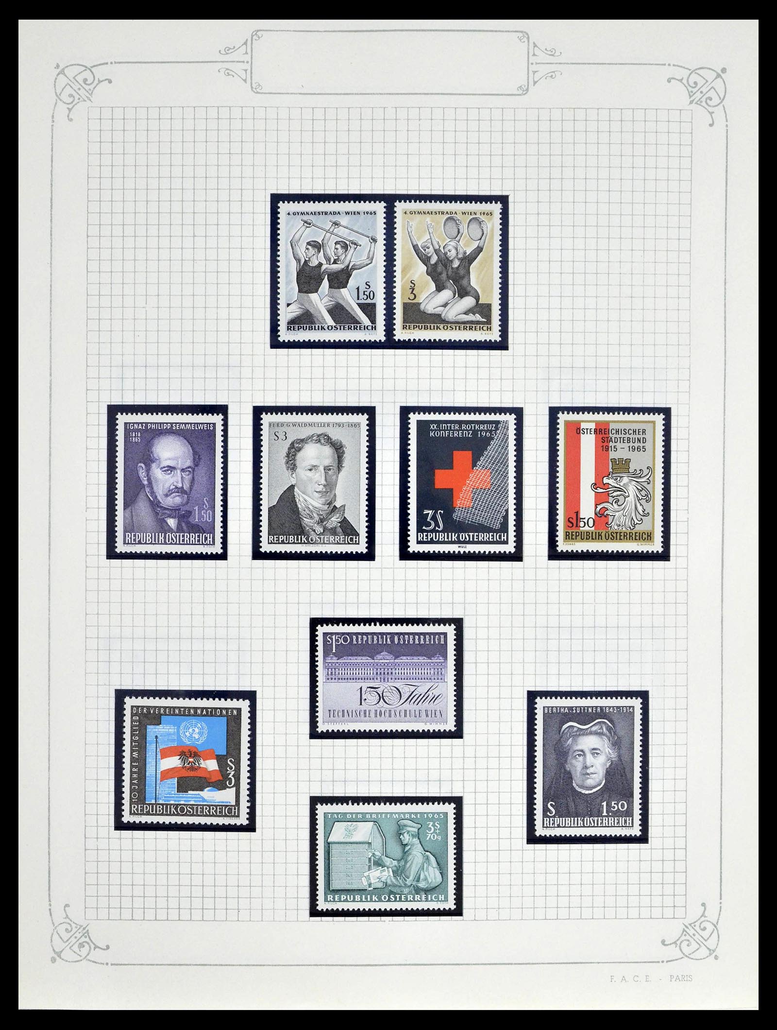 39276 0070 - Postzegelverzameling 39276 Oostenrijk en gebieden 1850-1979.