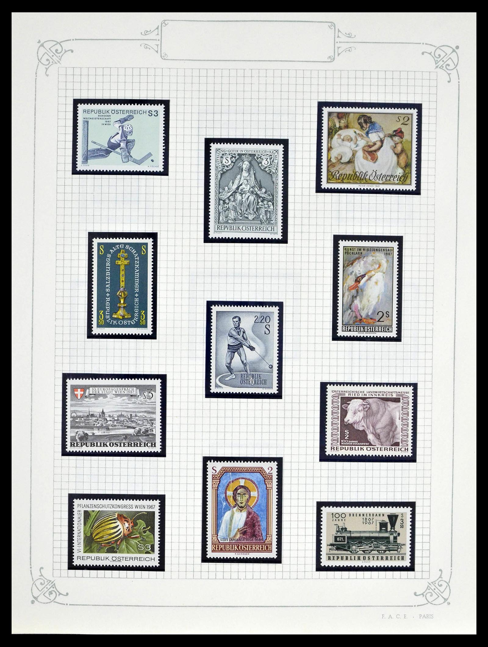 39276 0074 - Postzegelverzameling 39276 Oostenrijk en gebieden 1850-1979.