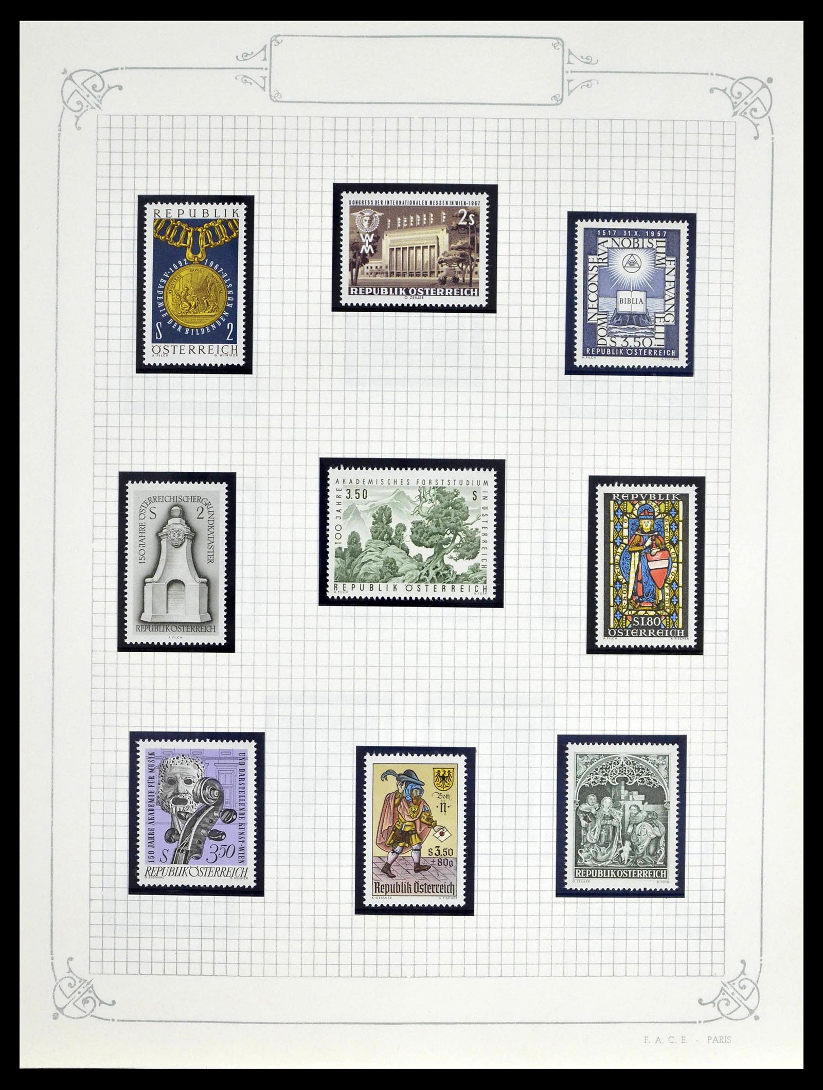 39276 0075 - Postzegelverzameling 39276 Oostenrijk en gebieden 1850-1979.