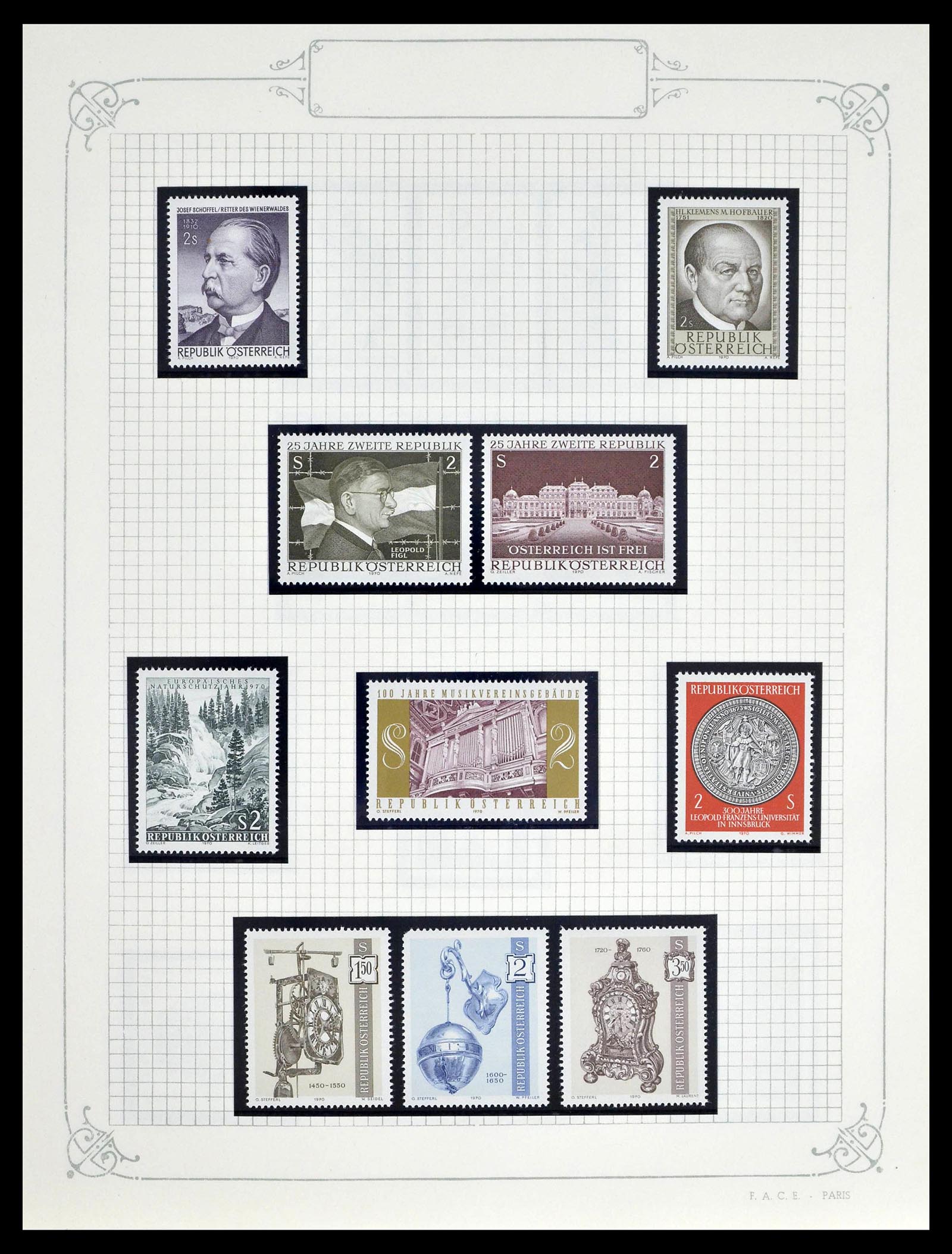 39276 0081 - Postzegelverzameling 39276 Oostenrijk en gebieden 1850-1979.