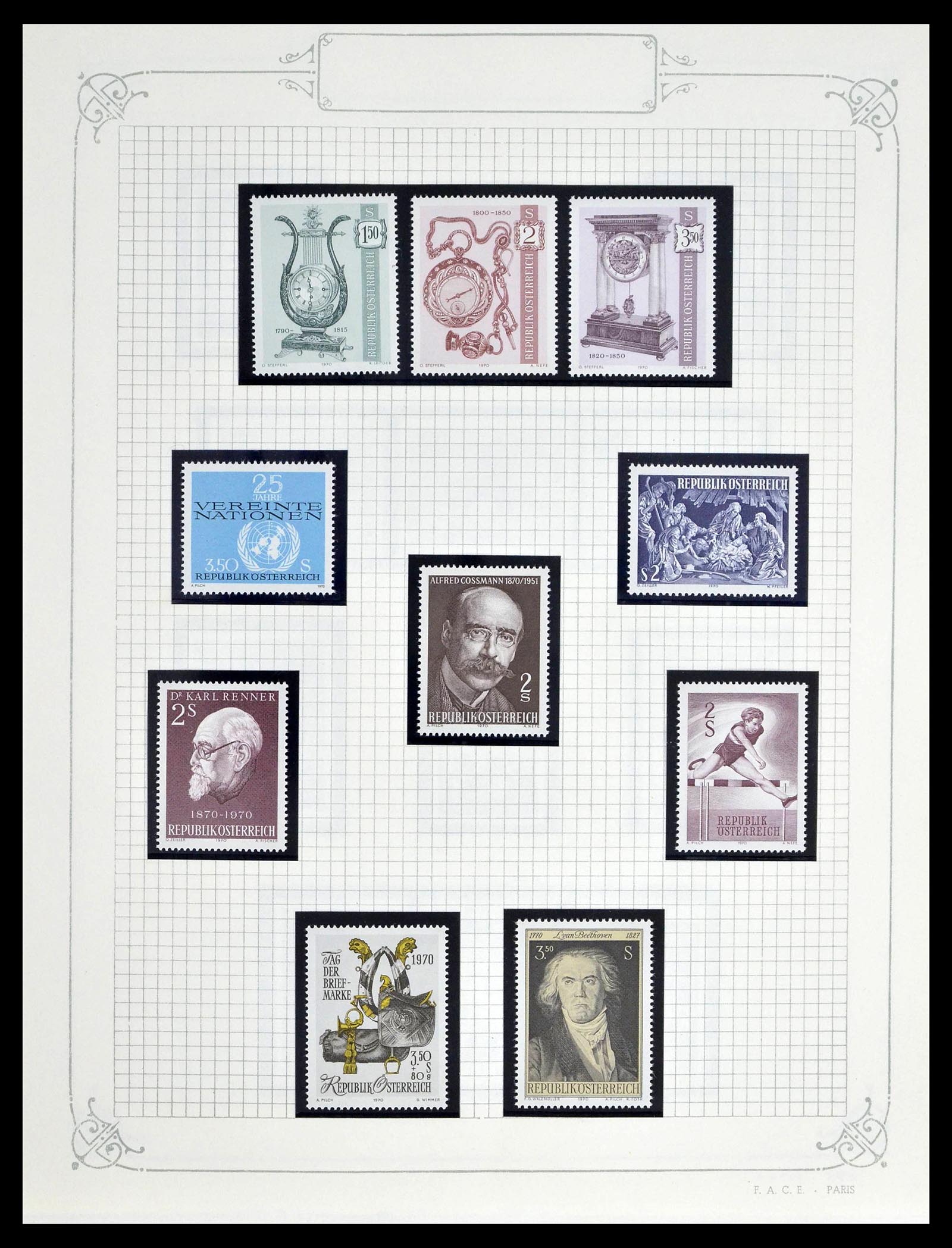 39276 0083 - Postzegelverzameling 39276 Oostenrijk en gebieden 1850-1979.