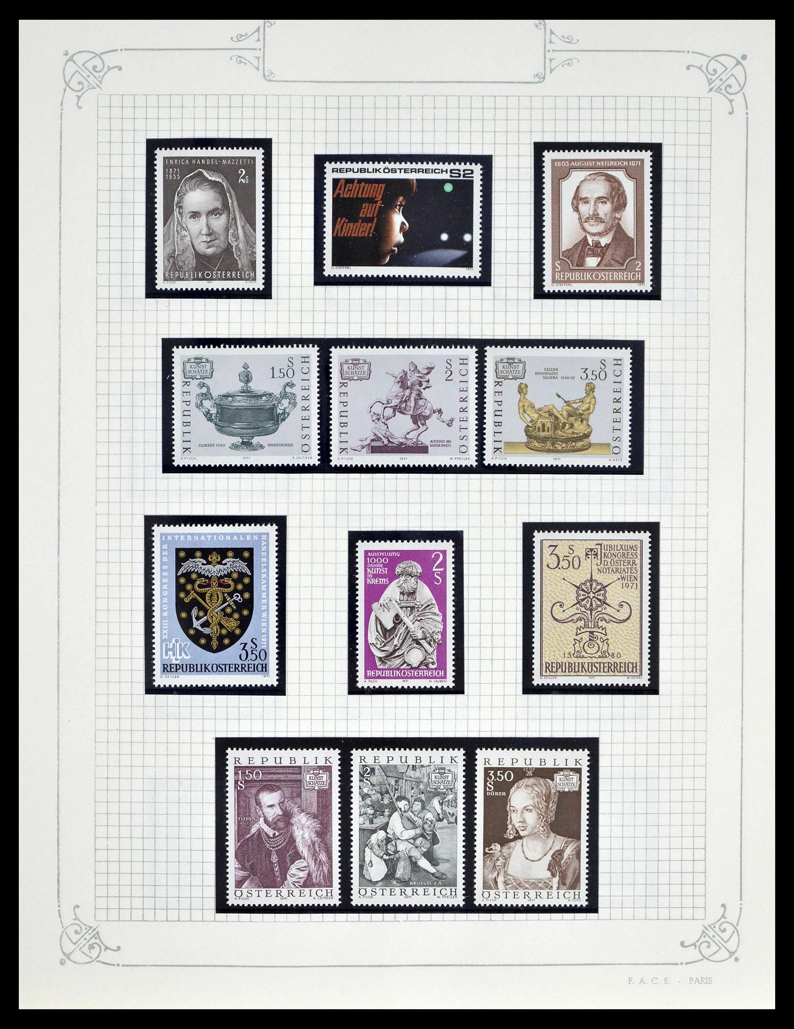 39276 0084 - Postzegelverzameling 39276 Oostenrijk en gebieden 1850-1979.