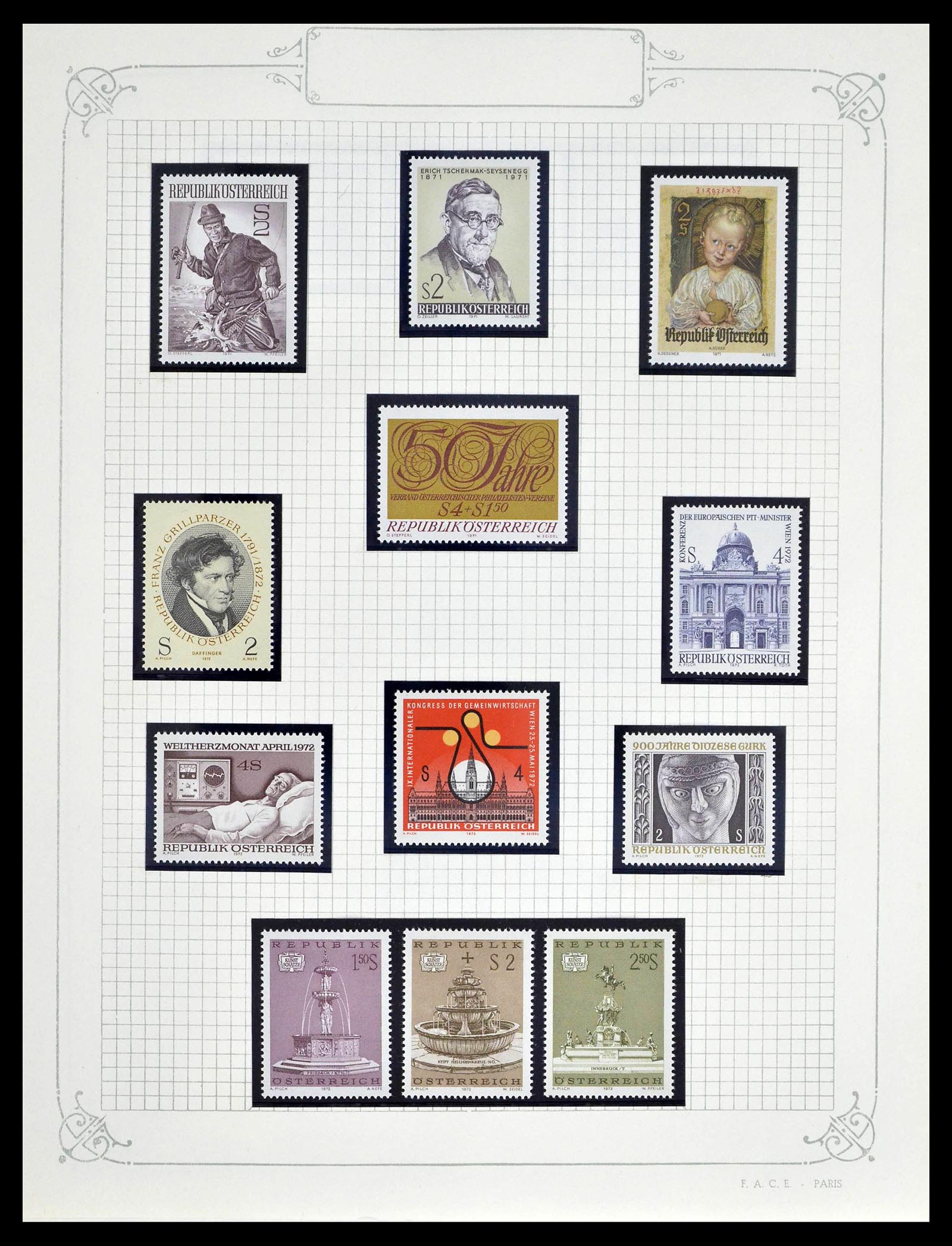 39276 0086 - Postzegelverzameling 39276 Oostenrijk en gebieden 1850-1979.