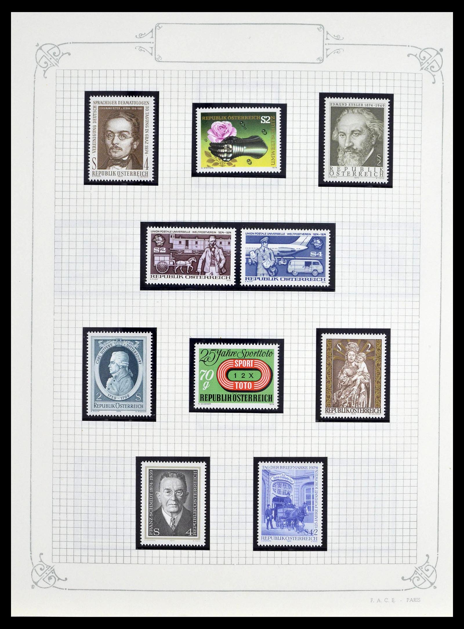 39276 0093 - Postzegelverzameling 39276 Oostenrijk en gebieden 1850-1979.