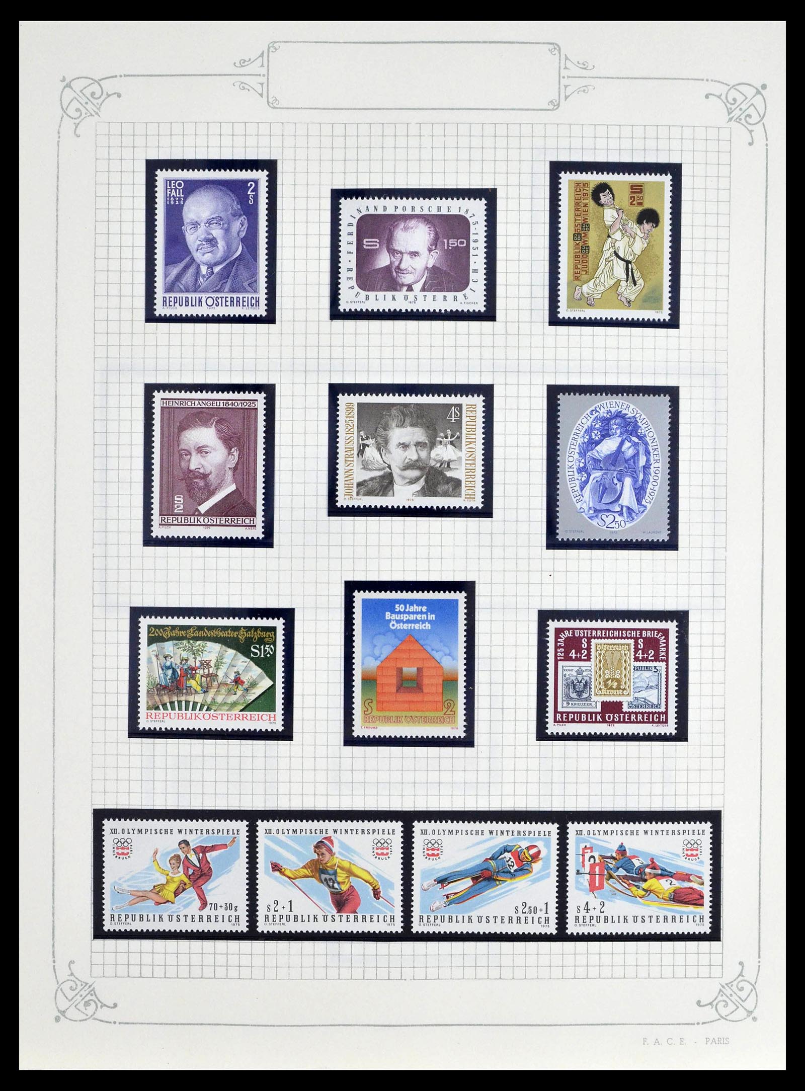 39276 0095 - Postzegelverzameling 39276 Oostenrijk en gebieden 1850-1979.