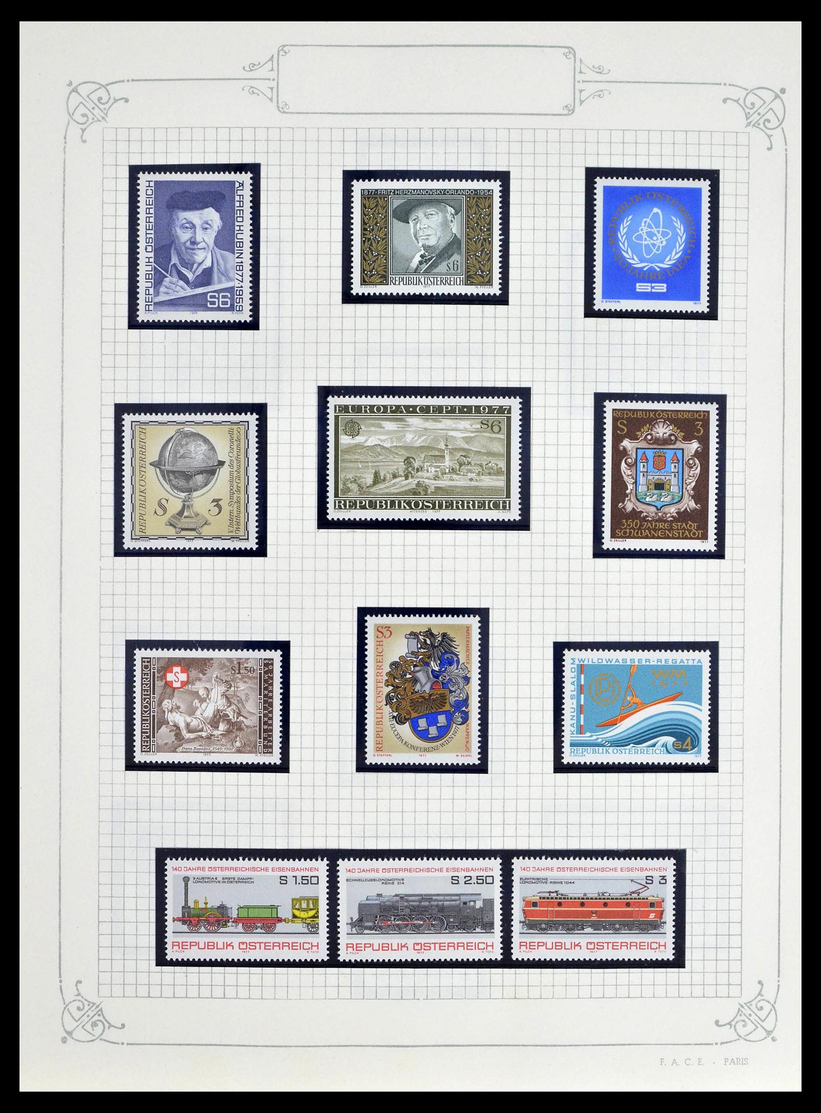 39276 0100 - Postzegelverzameling 39276 Oostenrijk en gebieden 1850-1979.