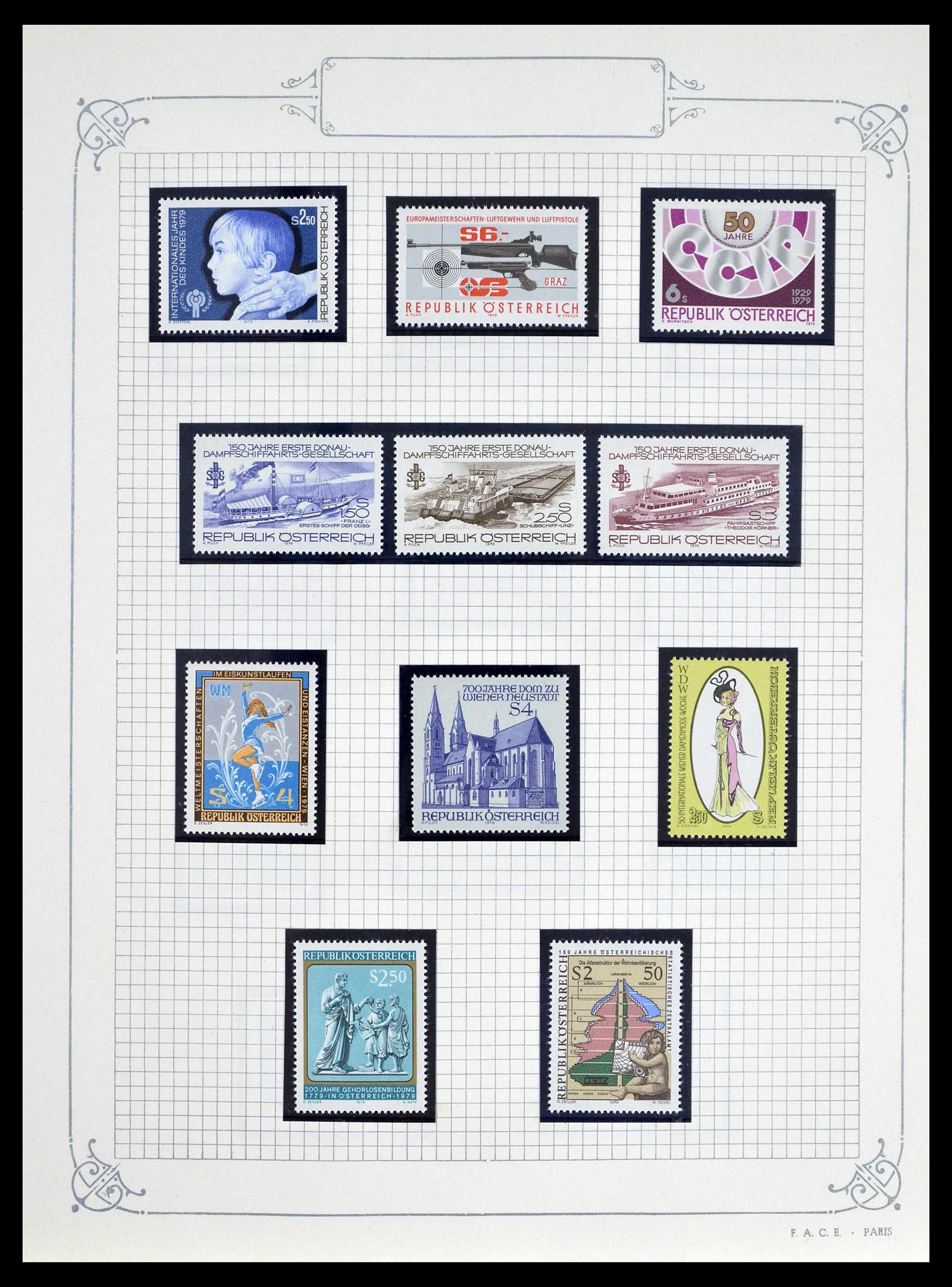 39276 0104 - Stamp collection 39276 Austria and territories 1850-1979.