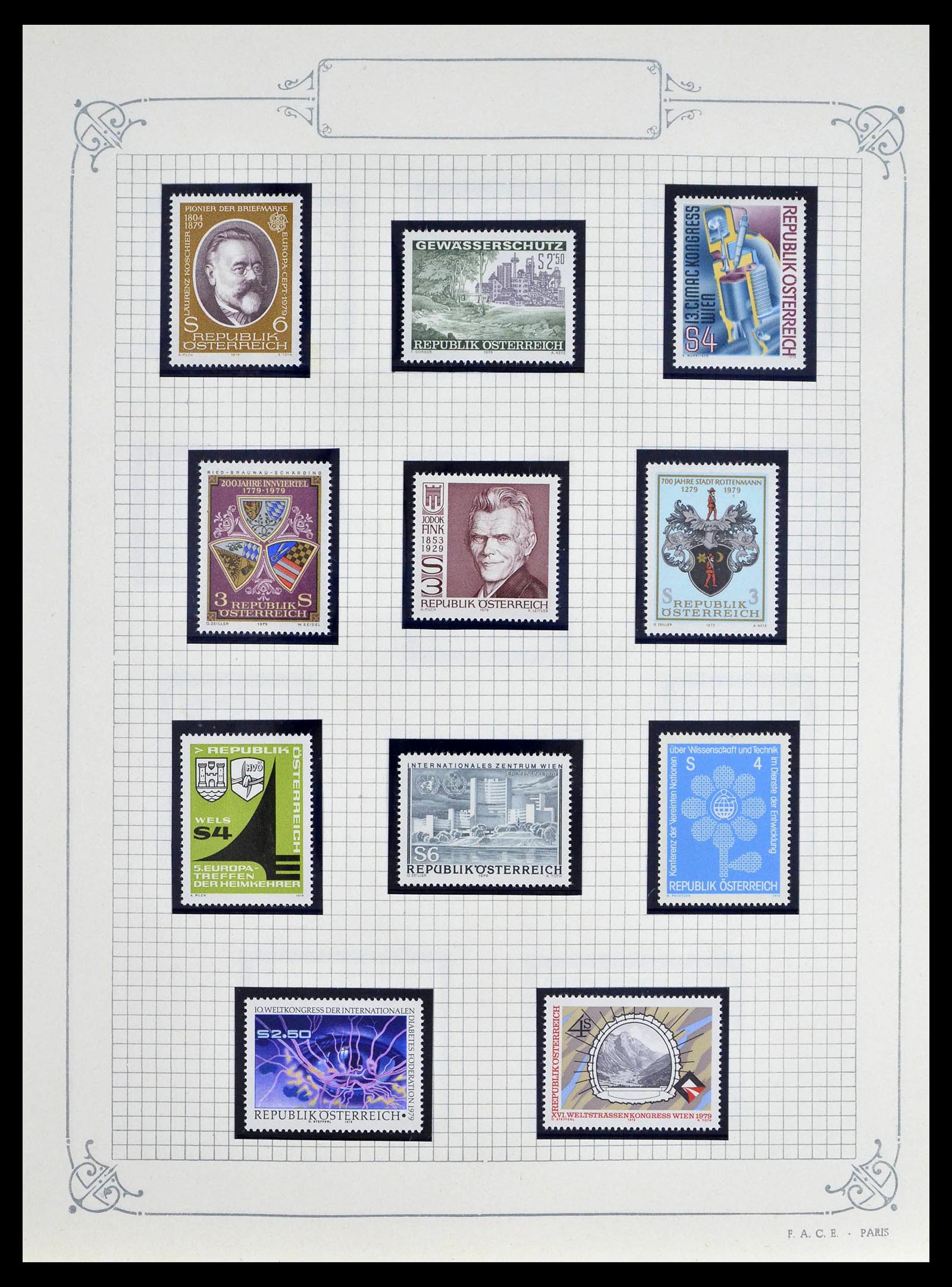 39276 0105 - Stamp collection 39276 Austria and territories 1850-1979.