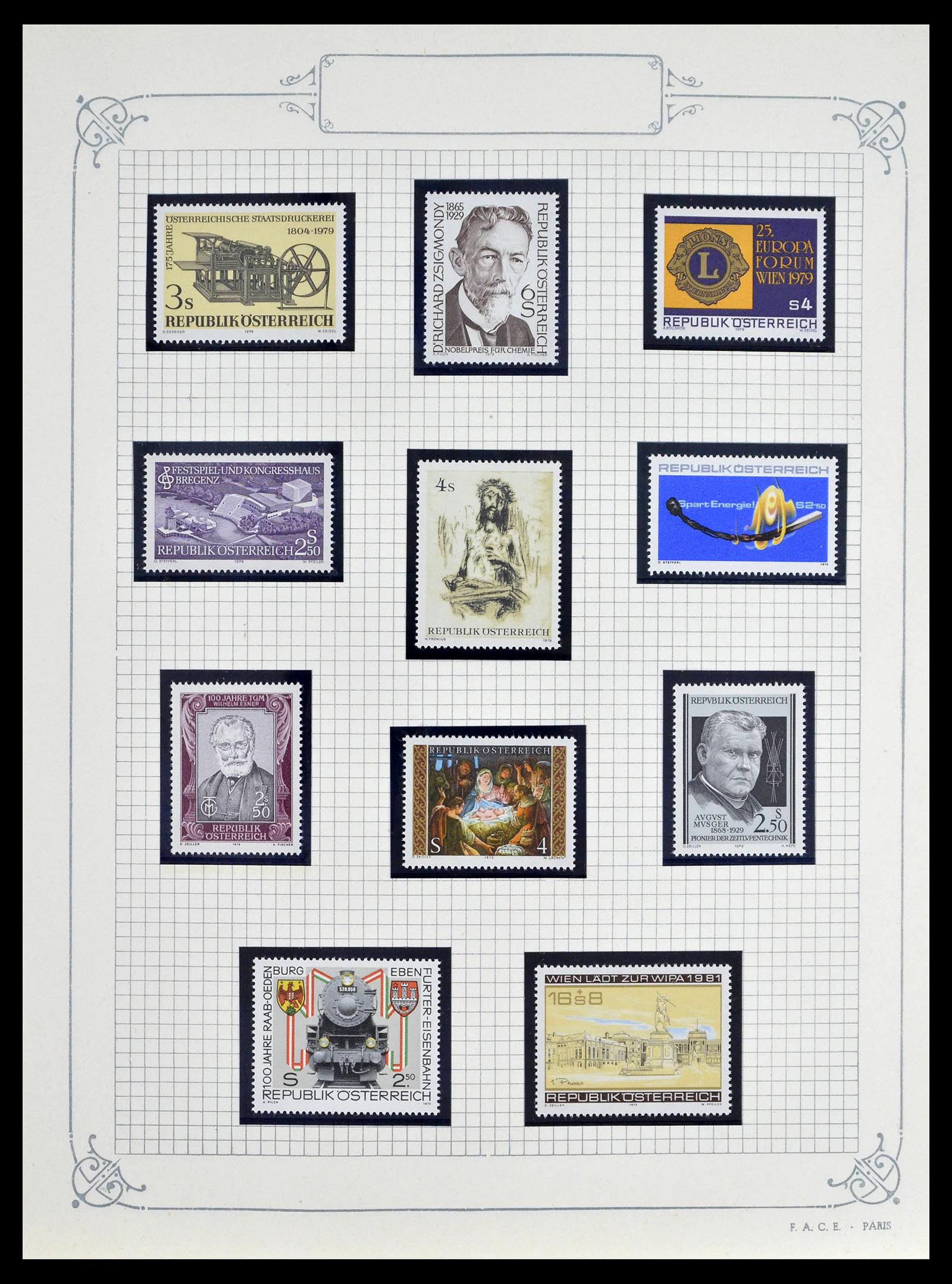 39276 0106 - Stamp collection 39276 Austria and territories 1850-1979.