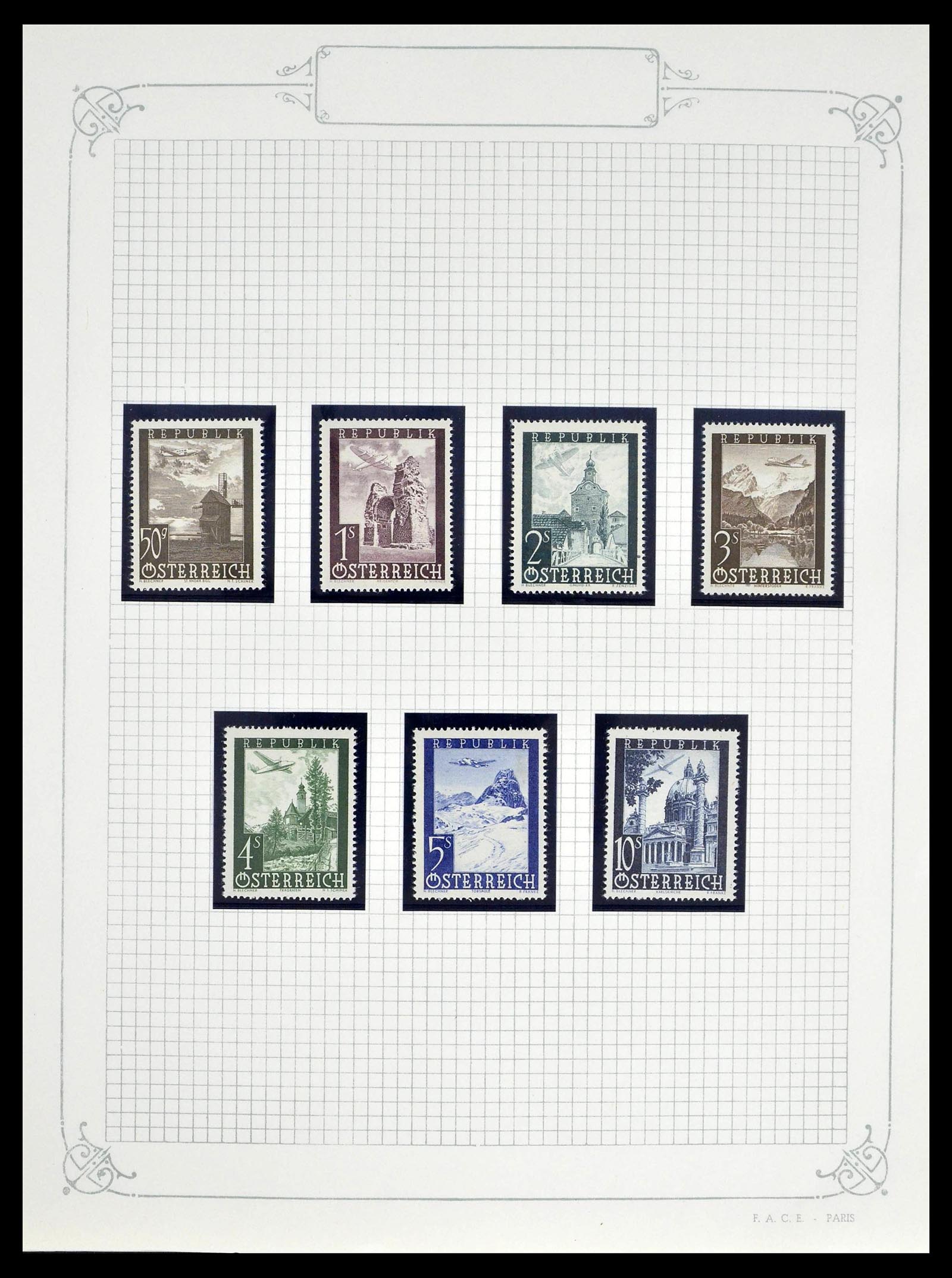 39276 0109 - Stamp collection 39276 Austria and territories 1850-1979.