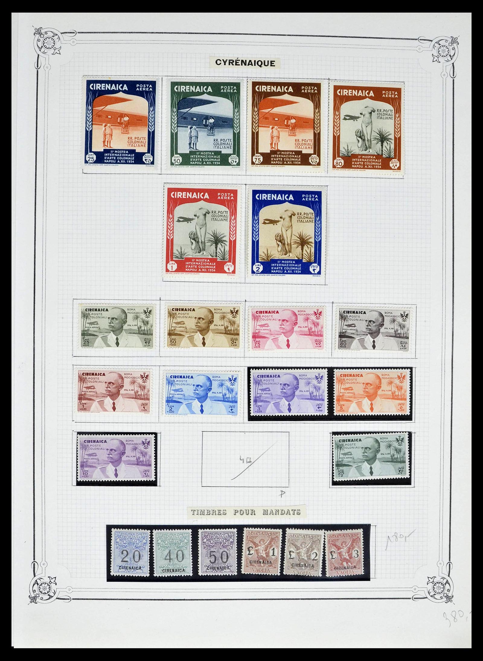 39315 0007 - Postzegelverzameling 39315 Italiaanse koloniën 1912-1941.