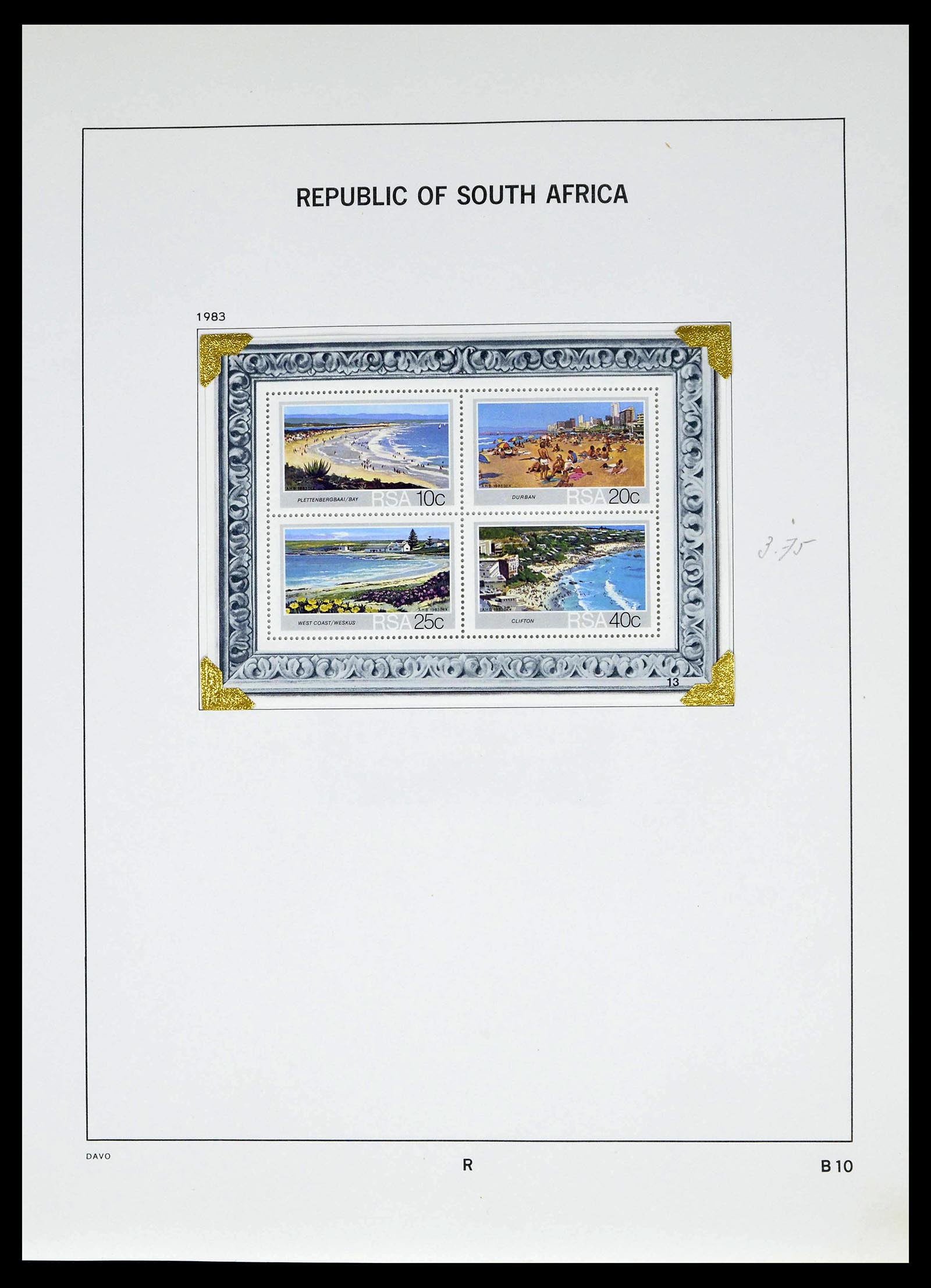 39327 0099 - Postzegelverzameling 39327 Zuid Afrika 1910-1998.