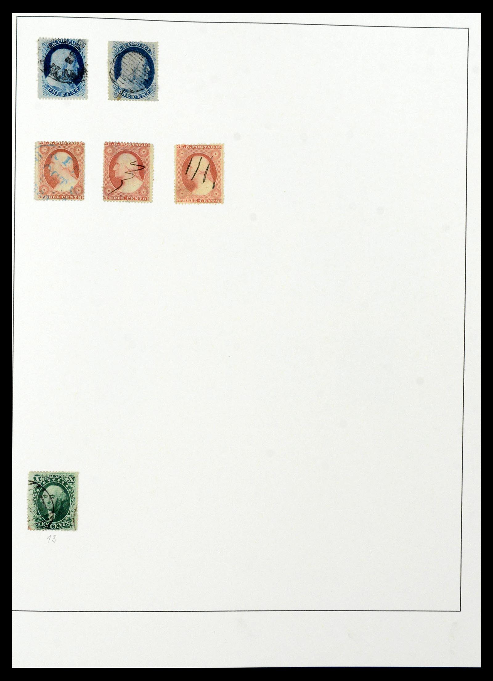 39330 0004 - Stamp collection 39330 USA 1847-1969.