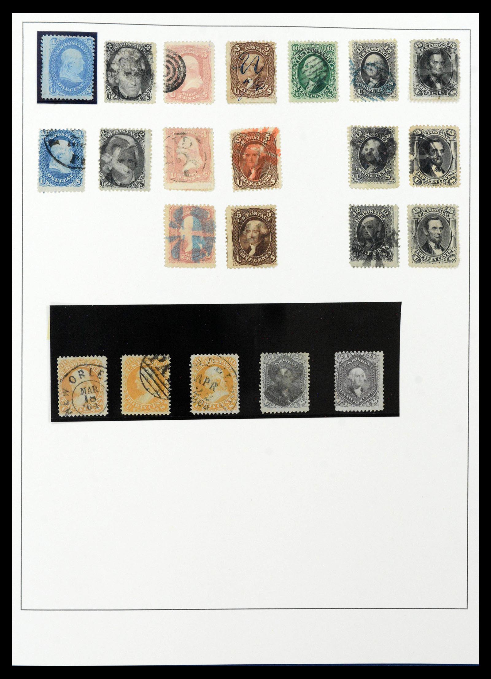 39330 0006 - Stamp collection 39330 USA 1847-1969.