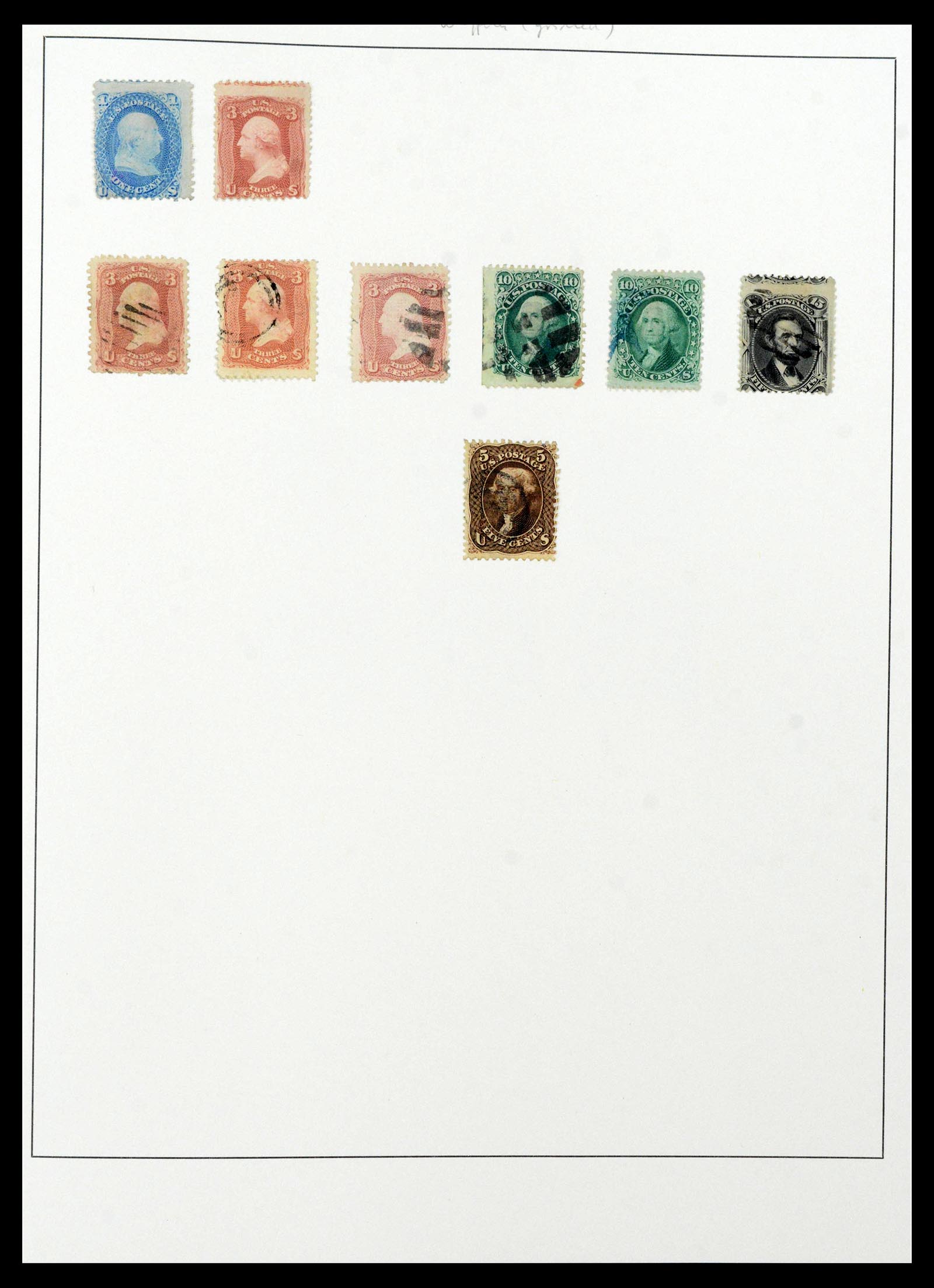 39330 0008 - Stamp collection 39330 USA 1847-1969.