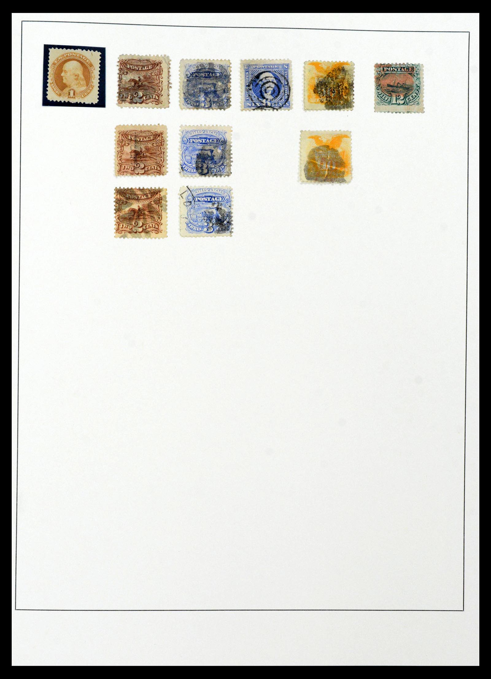 39330 0010 - Stamp collection 39330 USA 1847-1969.