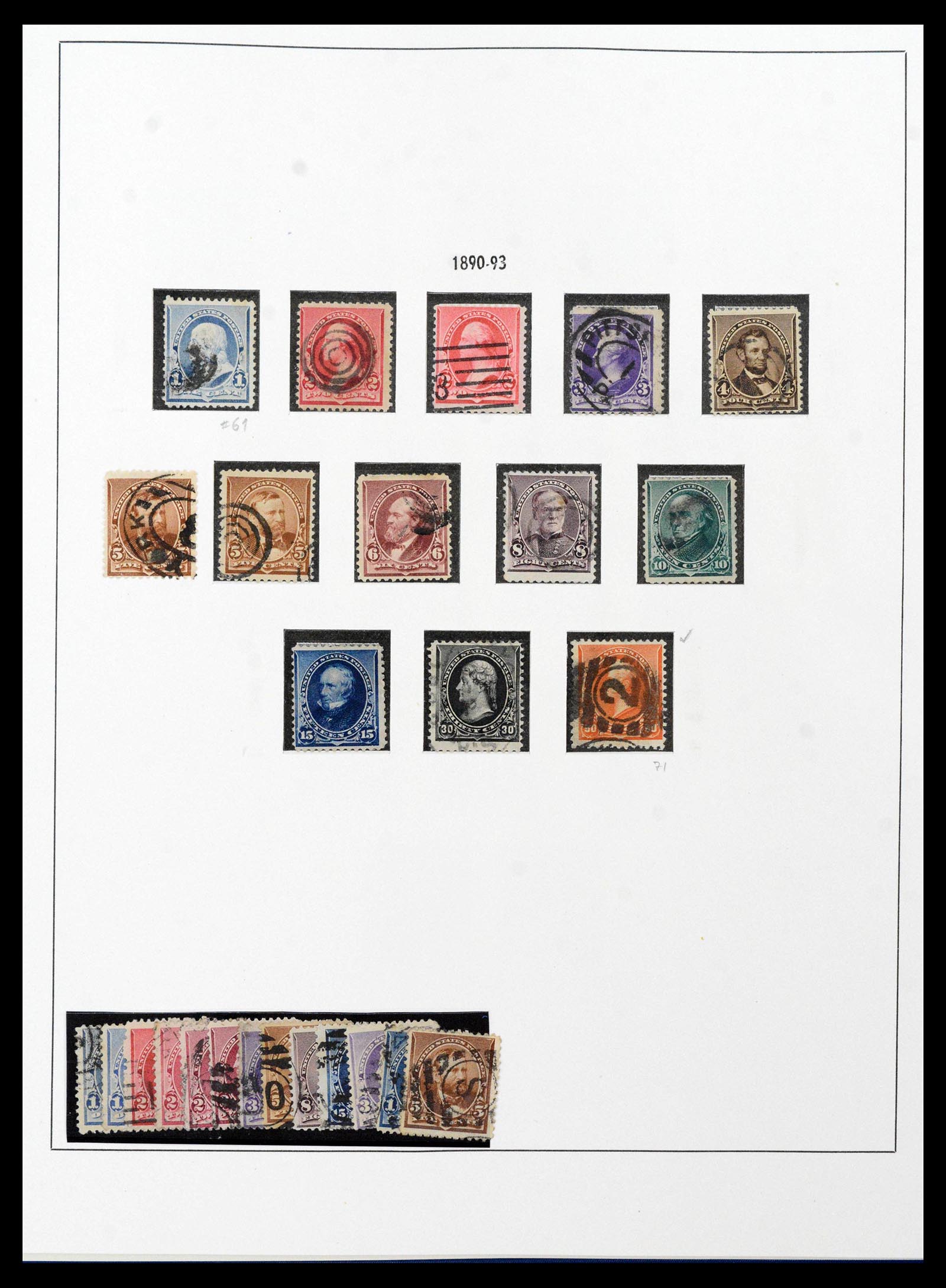 39330 0018 - Stamp collection 39330 USA 1847-1969.