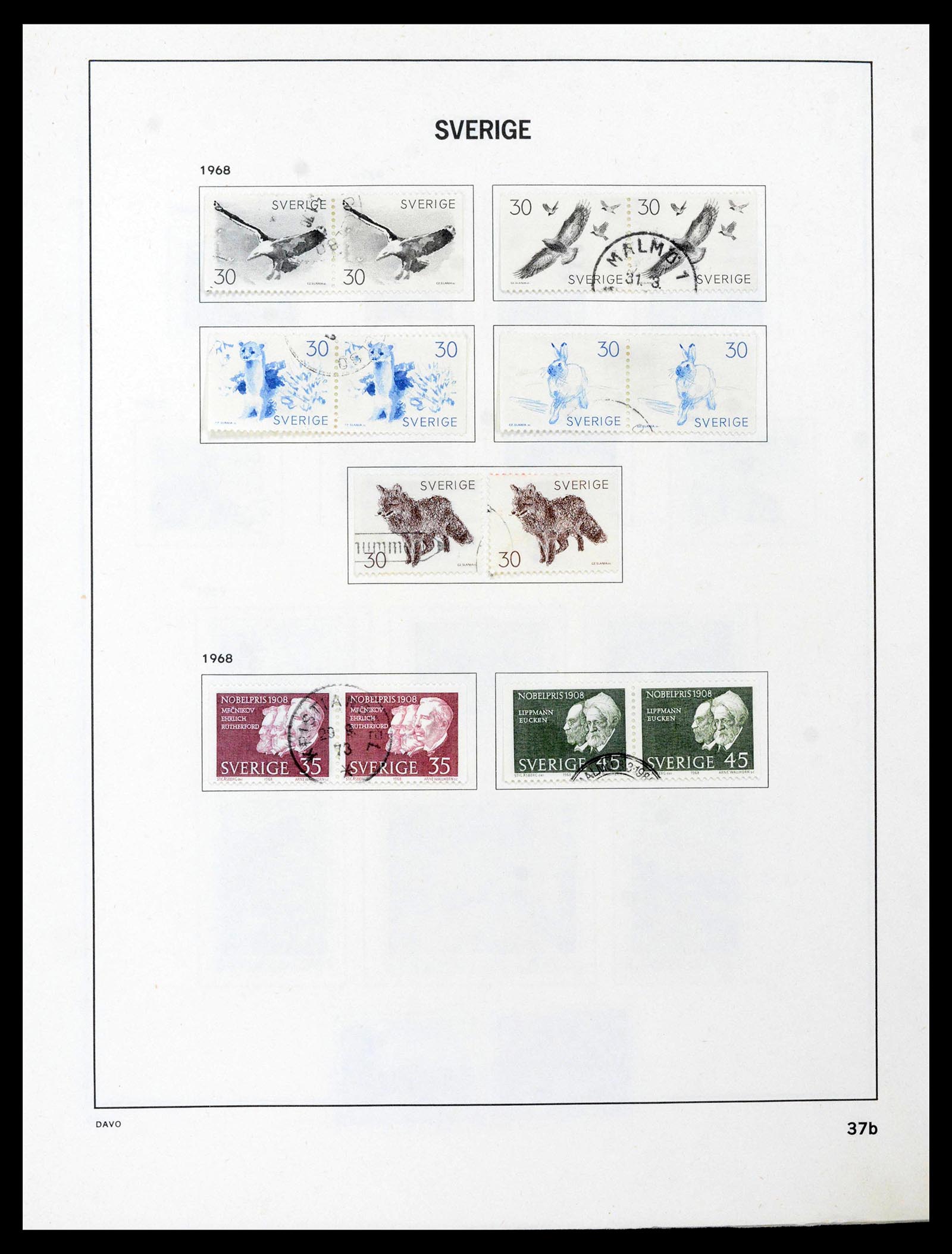 39331 0061 - Postzegelverzameling 39331 Zweden 1855-2005.