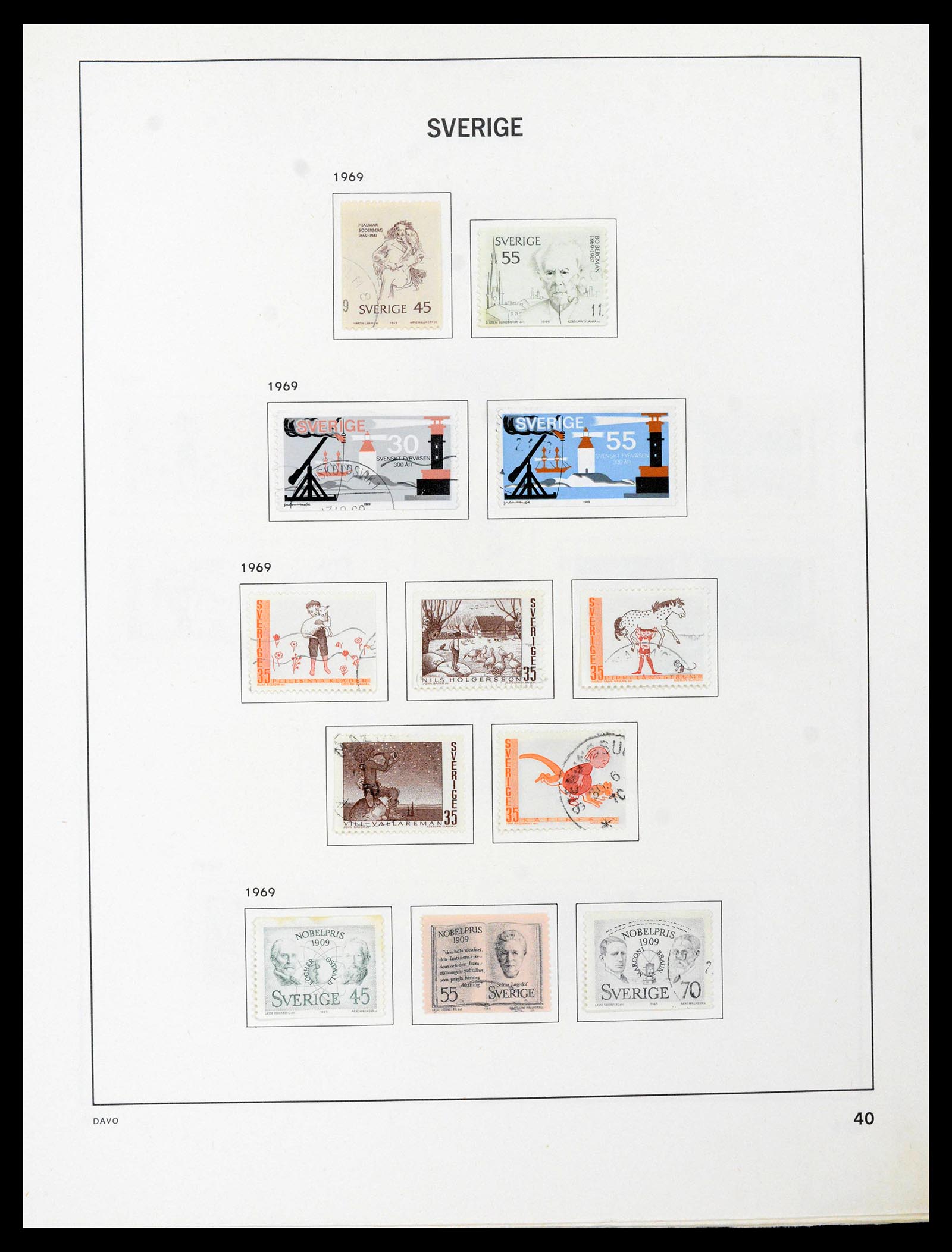39331 0066 - Postzegelverzameling 39331 Zweden 1855-2005.