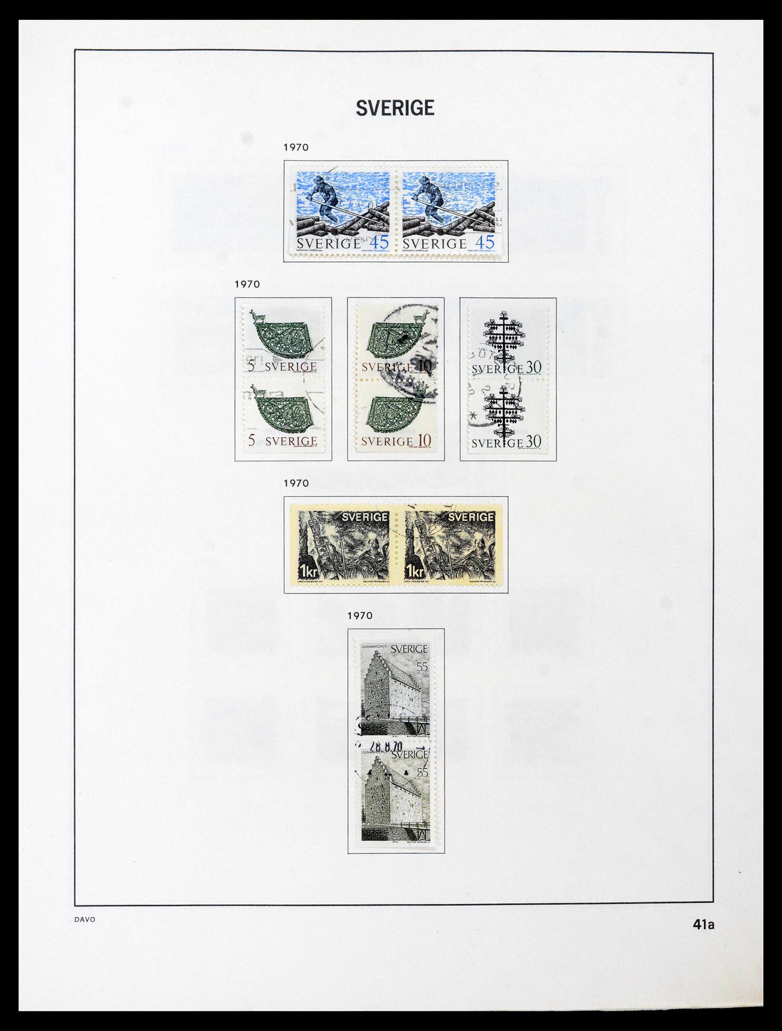 39331 0069 - Postzegelverzameling 39331 Zweden 1855-2005.