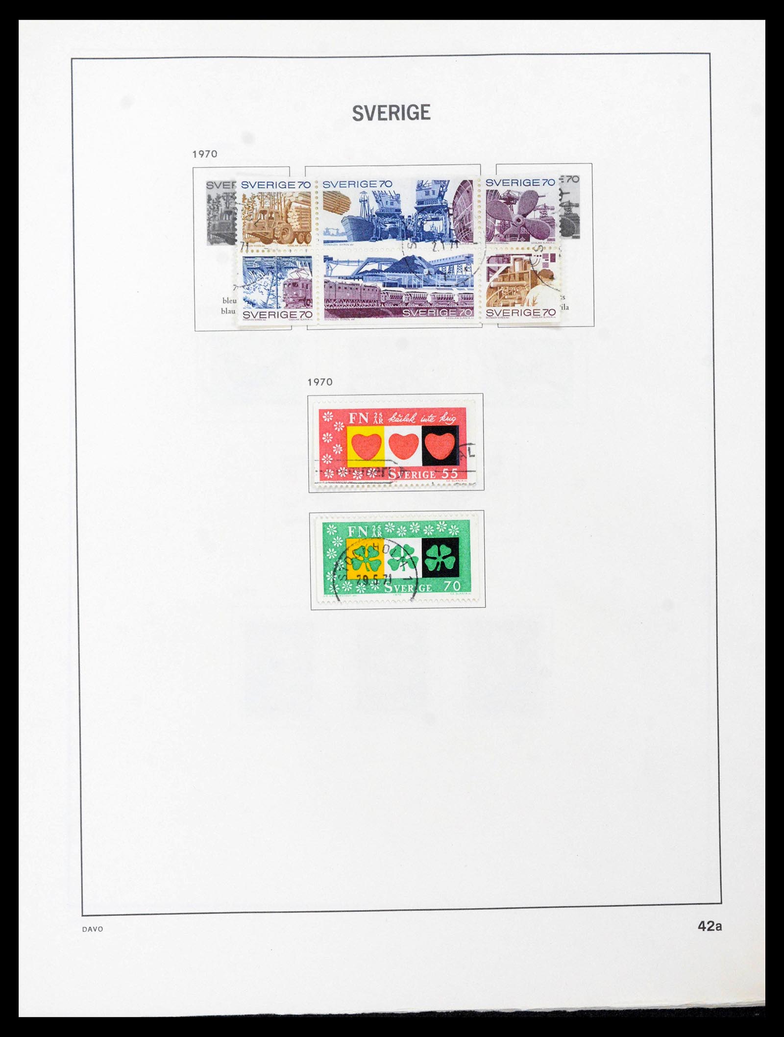 39331 0070 - Postzegelverzameling 39331 Zweden 1855-2005.