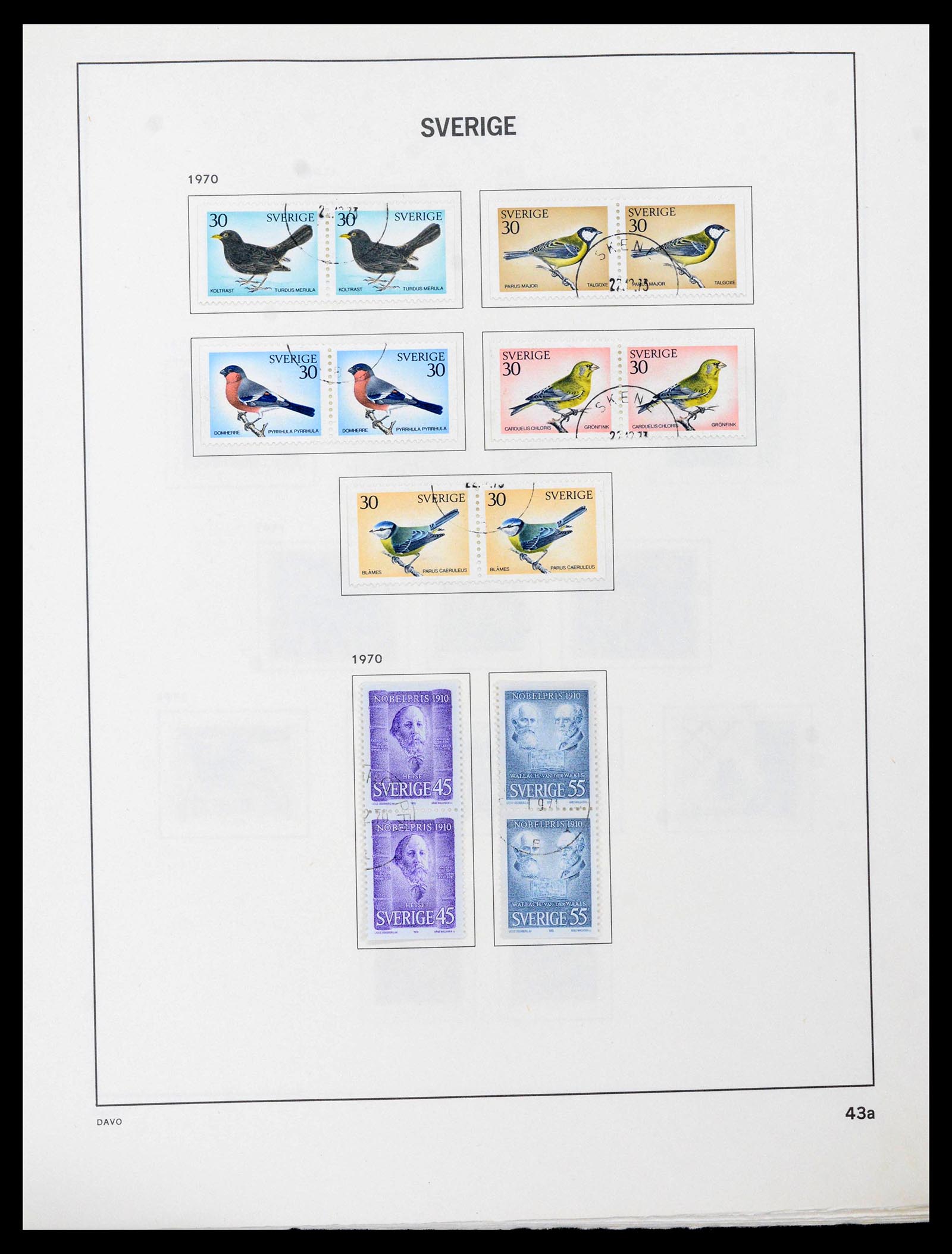 39331 0072 - Postzegelverzameling 39331 Zweden 1855-2005.