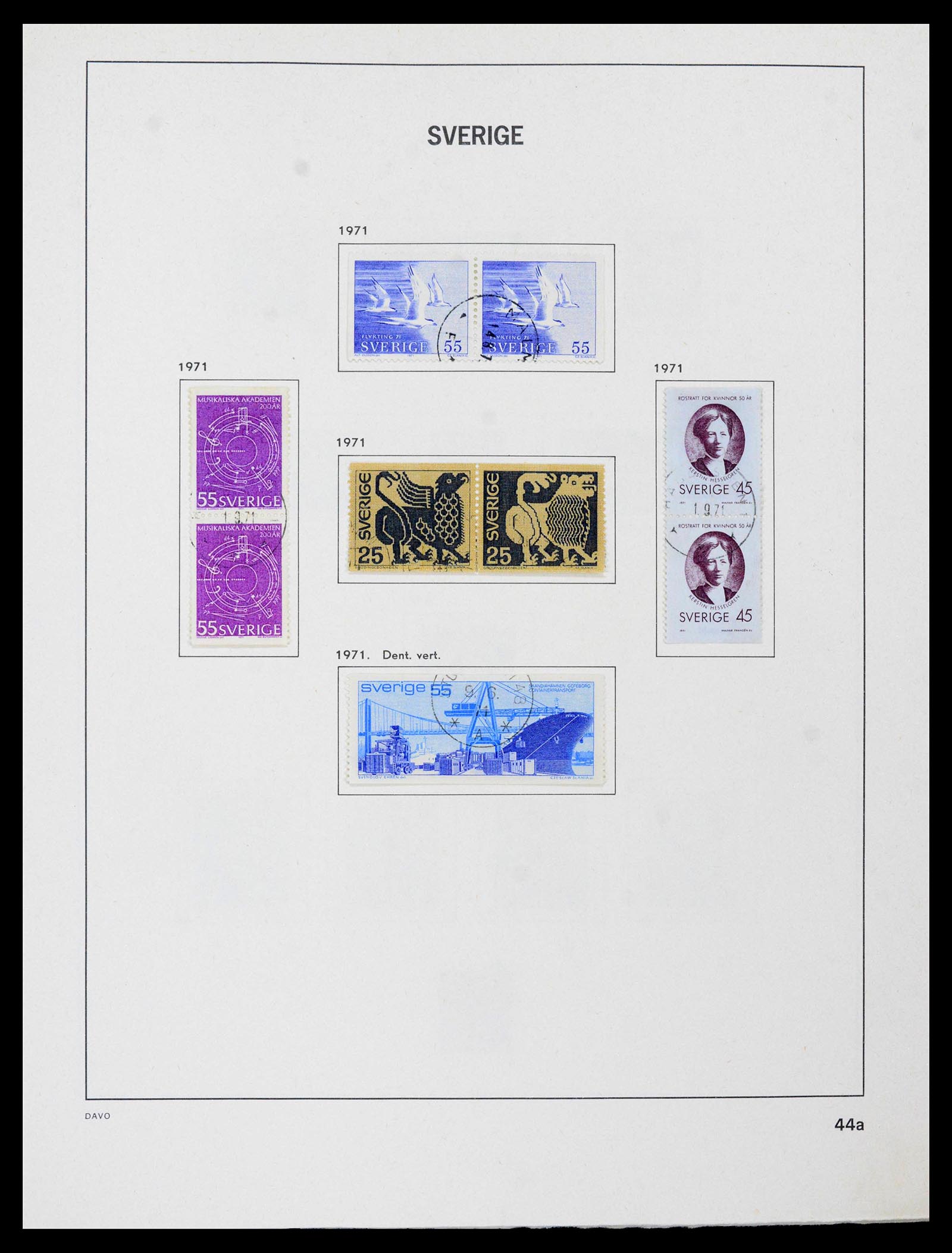 39331 0074 - Postzegelverzameling 39331 Zweden 1855-2005.