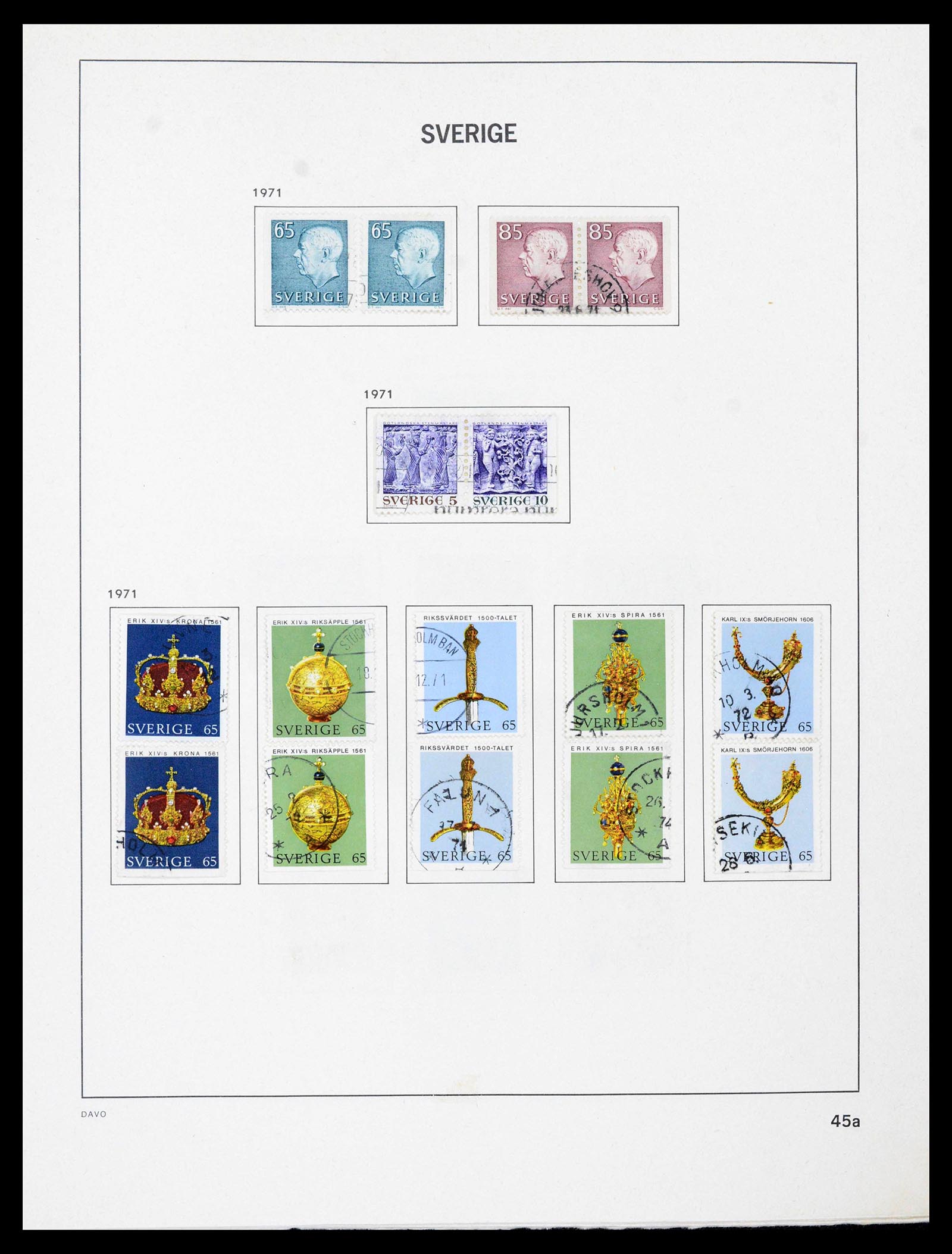 39331 0076 - Postzegelverzameling 39331 Zweden 1855-2005.