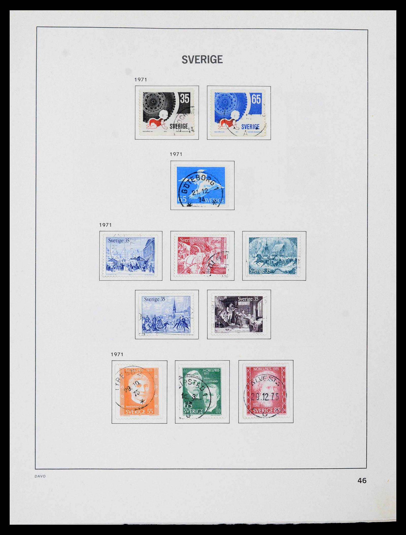 39331 0077 - Postzegelverzameling 39331 Zweden 1855-2005.