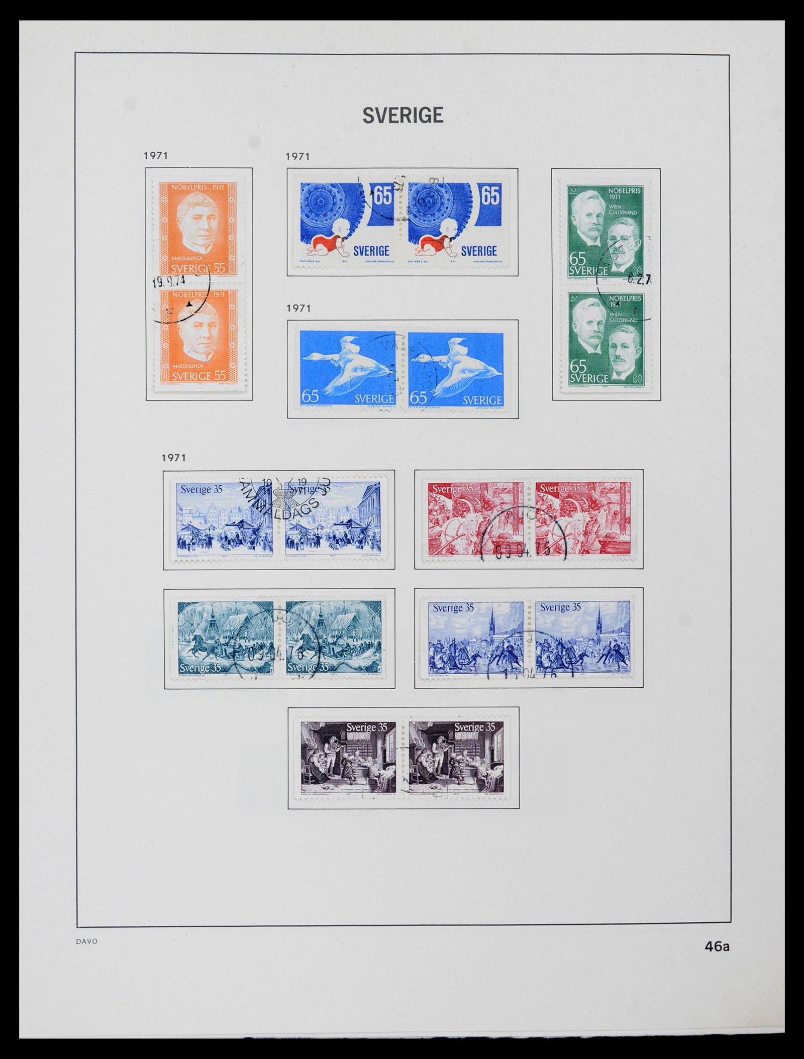 39331 0078 - Postzegelverzameling 39331 Zweden 1855-2005.