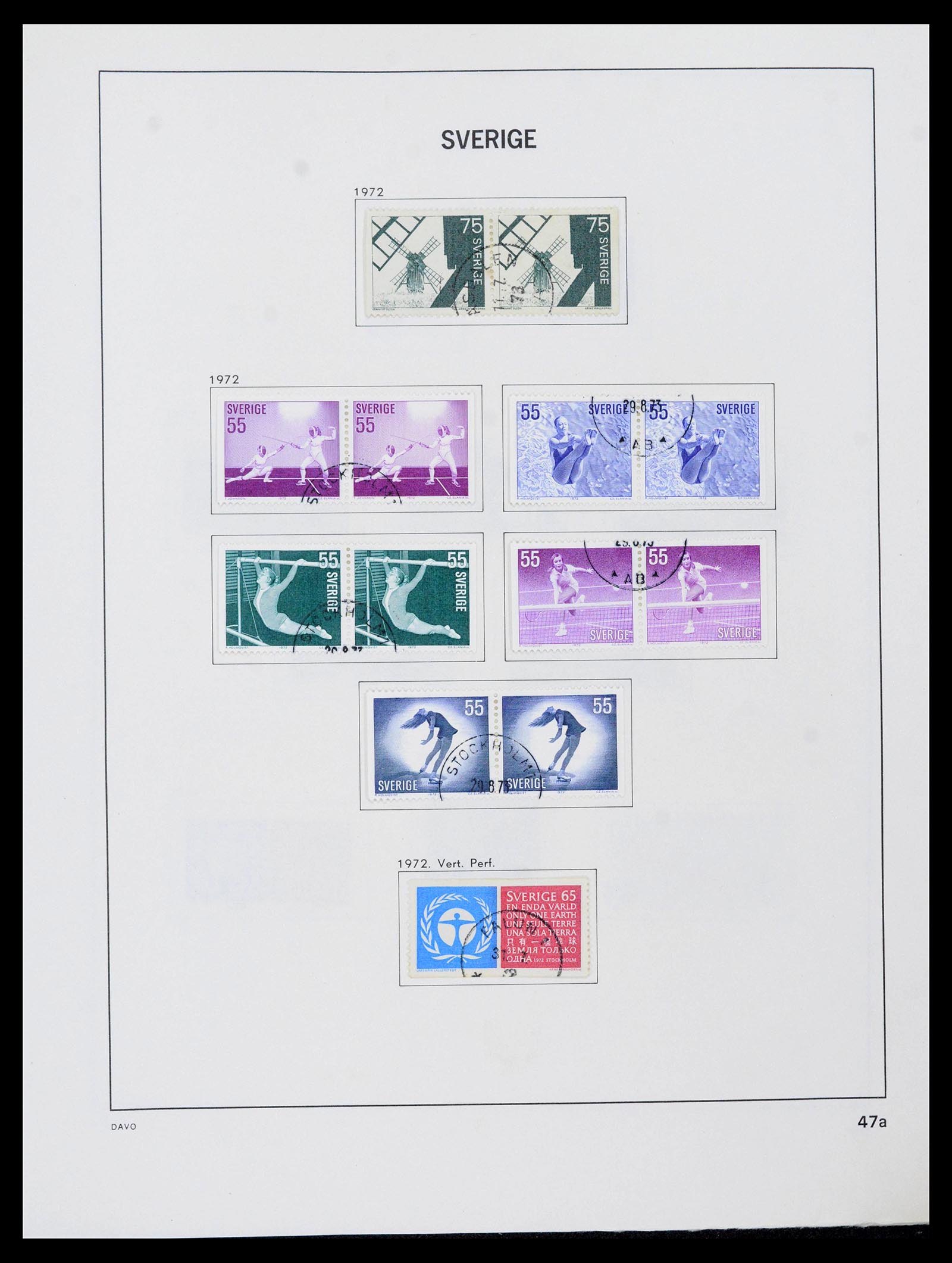 39331 0080 - Postzegelverzameling 39331 Zweden 1855-2005.
