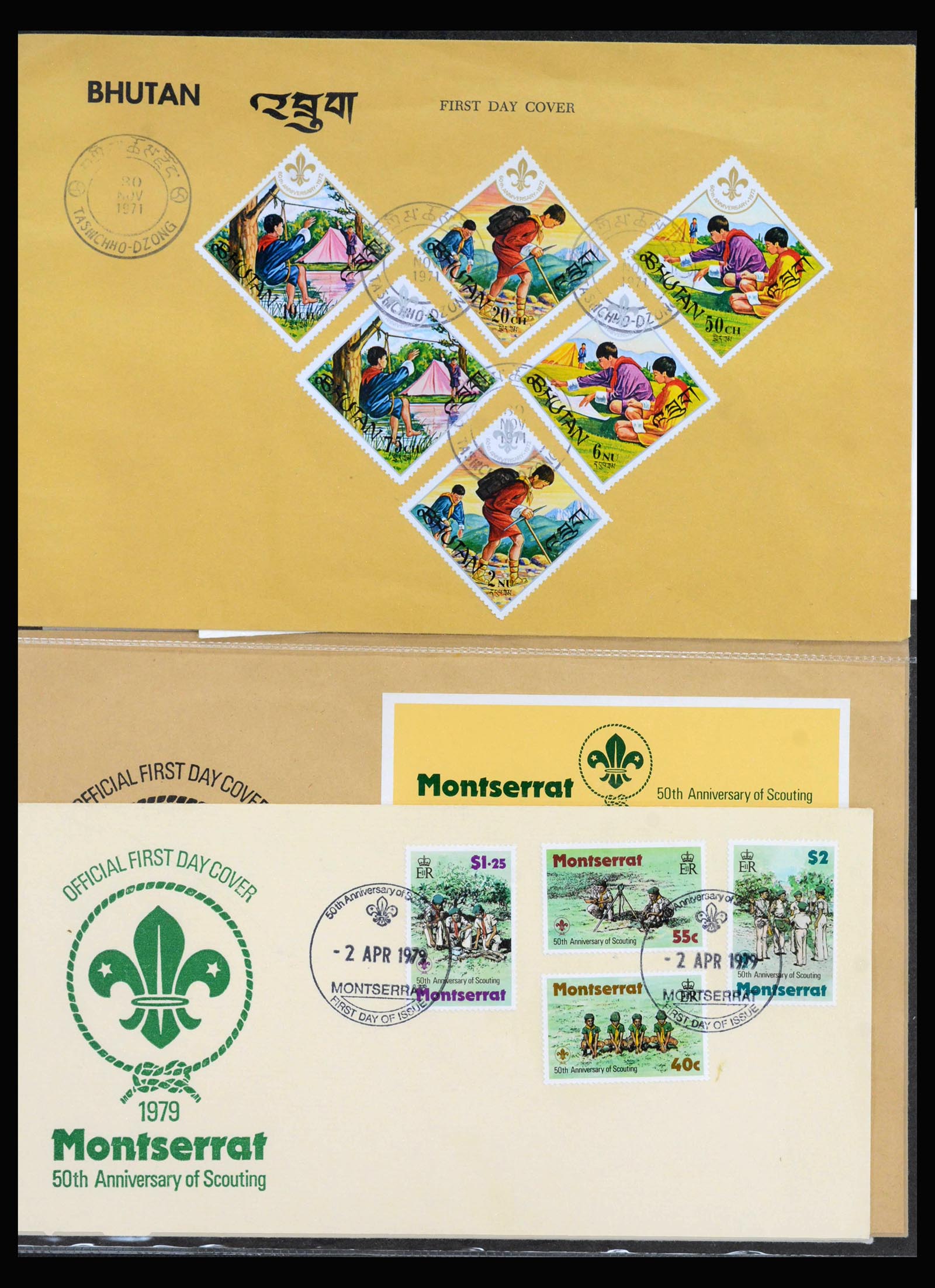 39334 0007 - Stamp collection 39334 Thematics scouting 1950-2000.