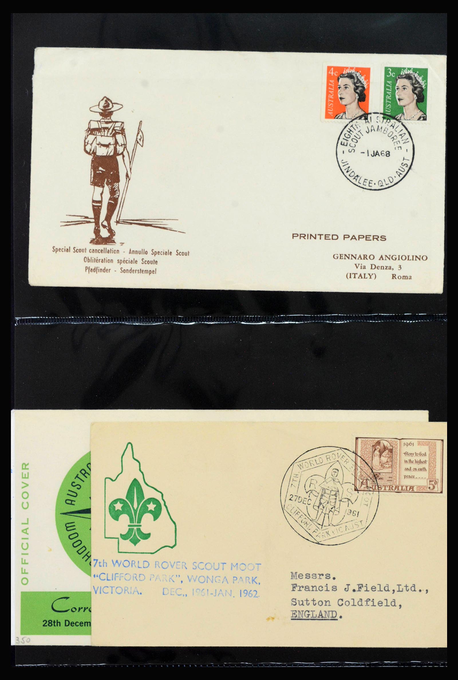 39334 0012 - Stamp collection 39334 Thematics scouting 1950-2000.