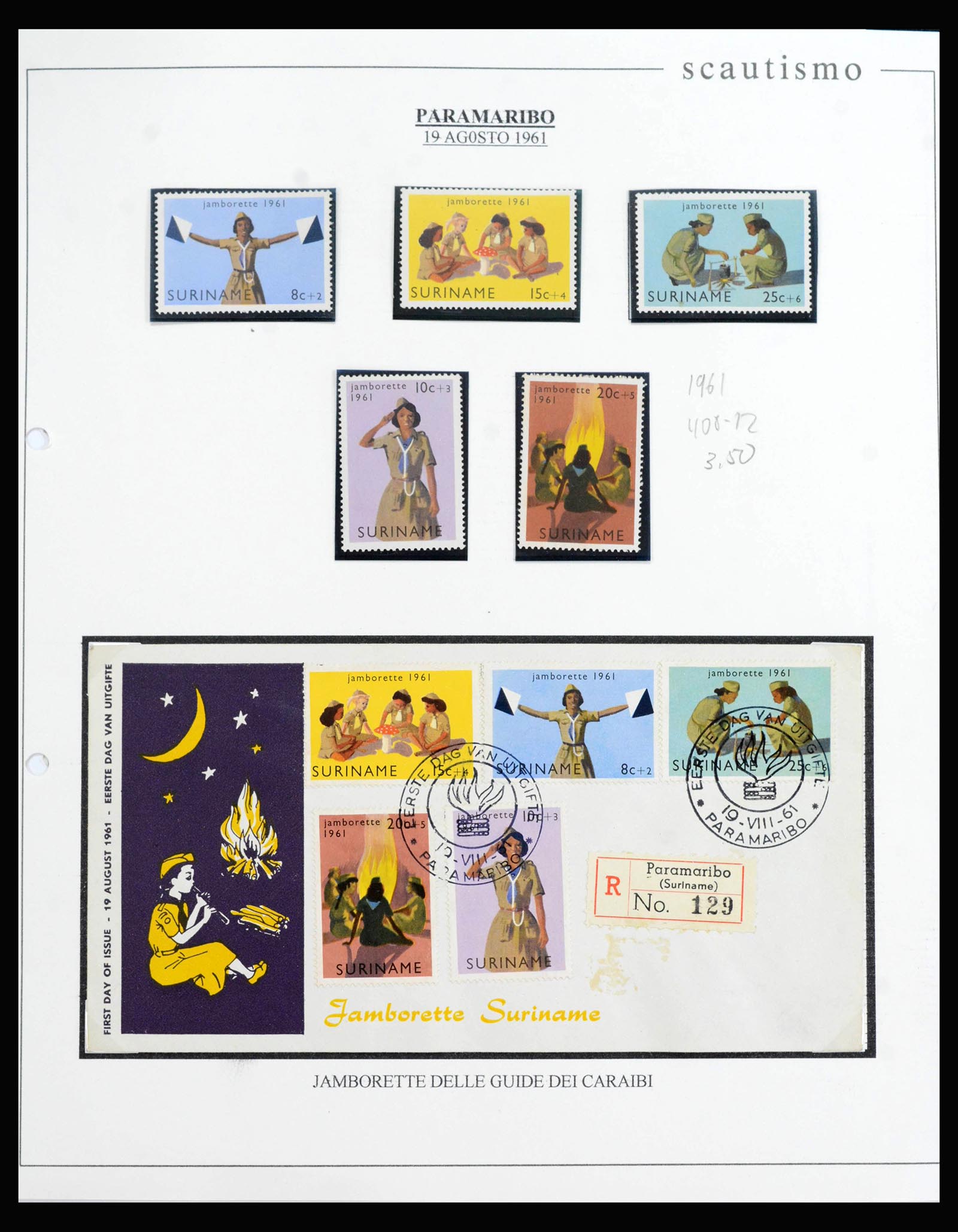 39334 0016 - Stamp collection 39334 Thematics scouting 1950-2000.