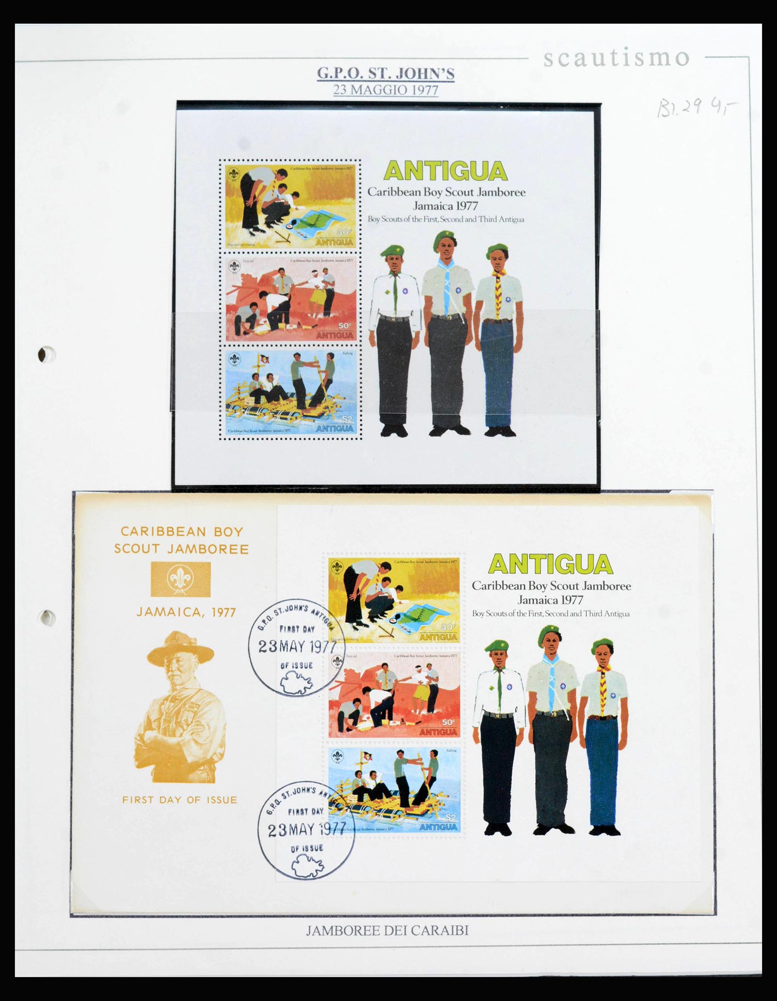 39334 0018 - Stamp collection 39334 Thematics scouting 1950-2000.