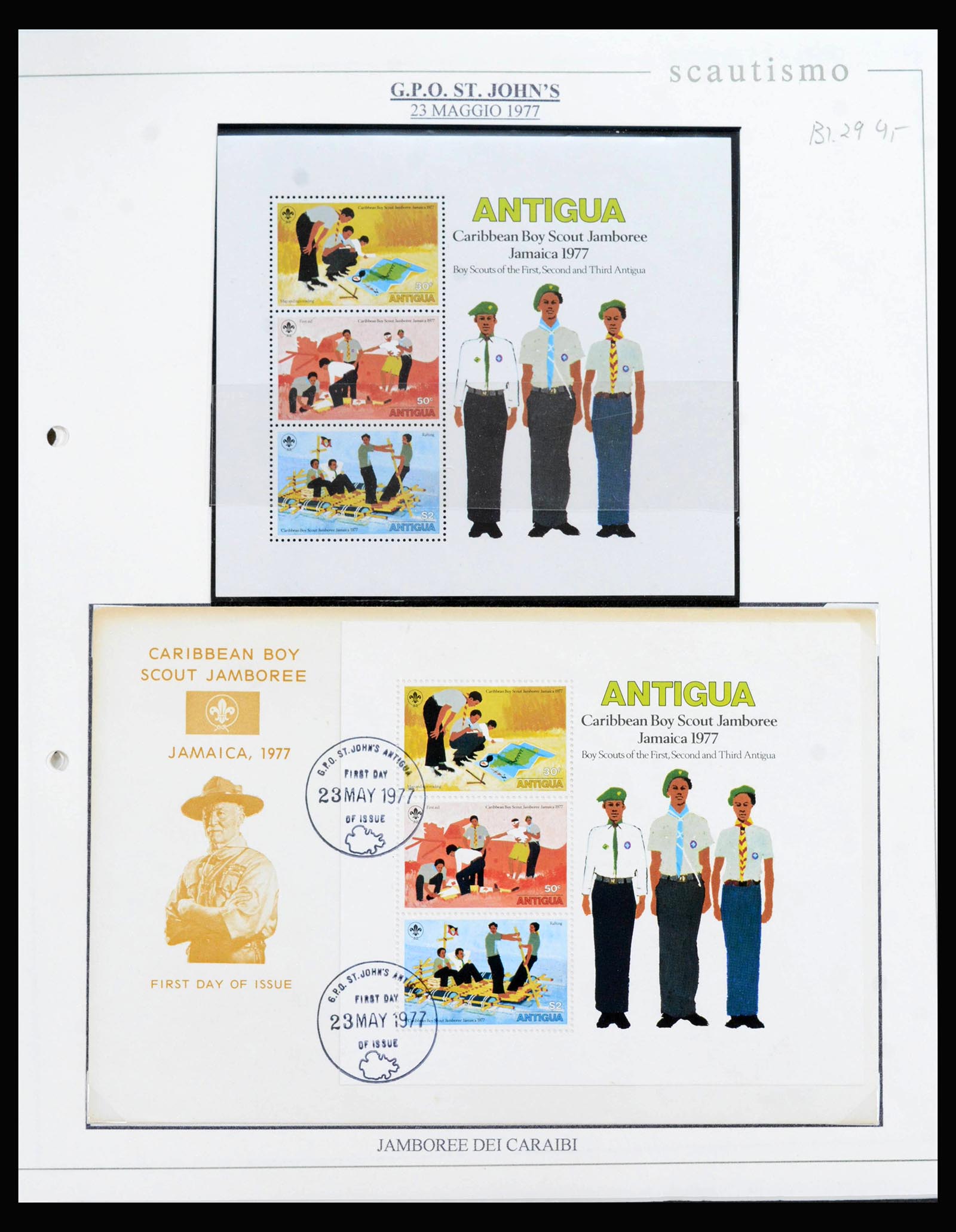 39334 0019 - Stamp collection 39334 Thematics scouting 1950-2000.