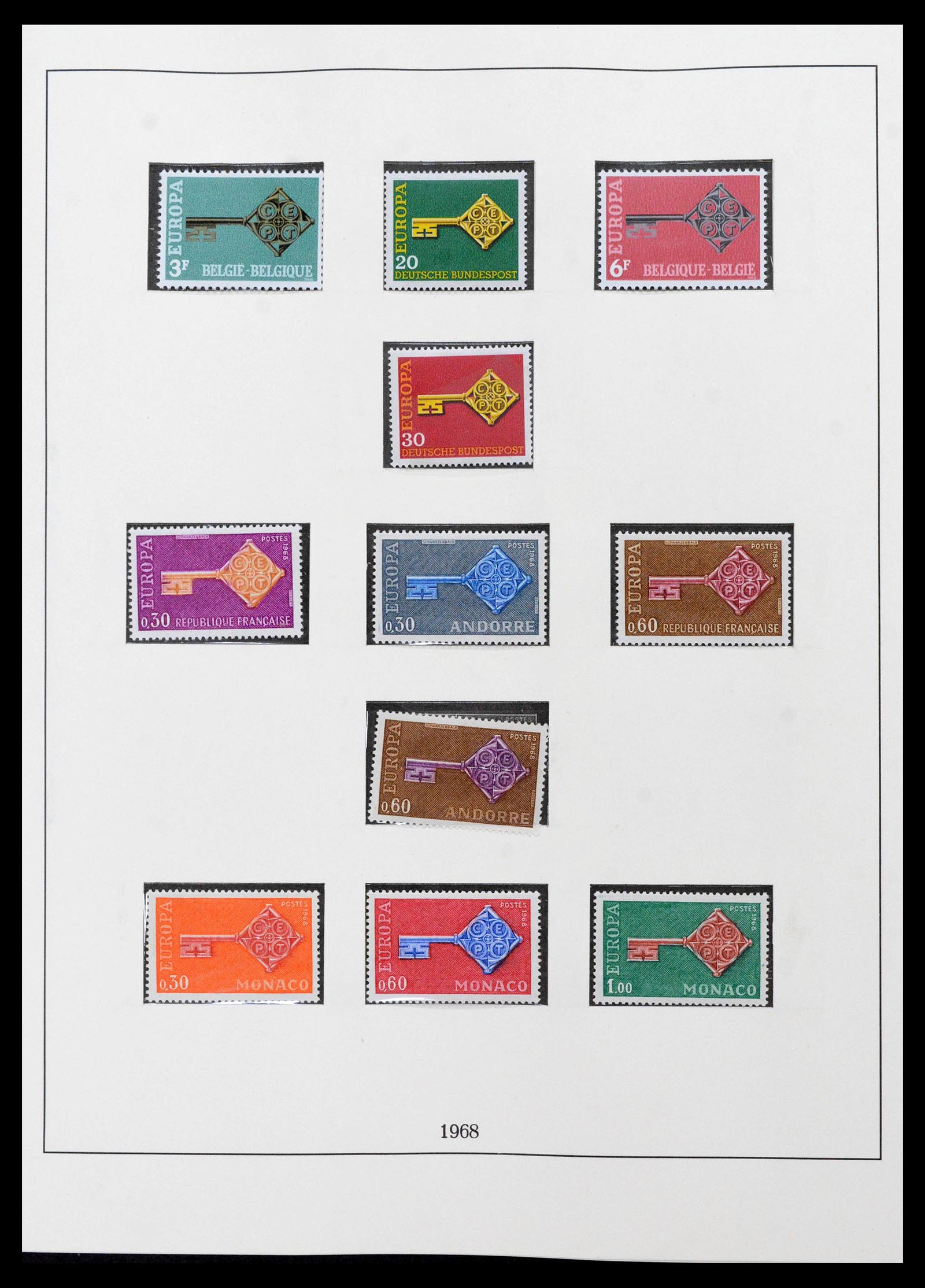 39336 0001 - Stamp collection 39336 Europe CEPT 1968-2006.