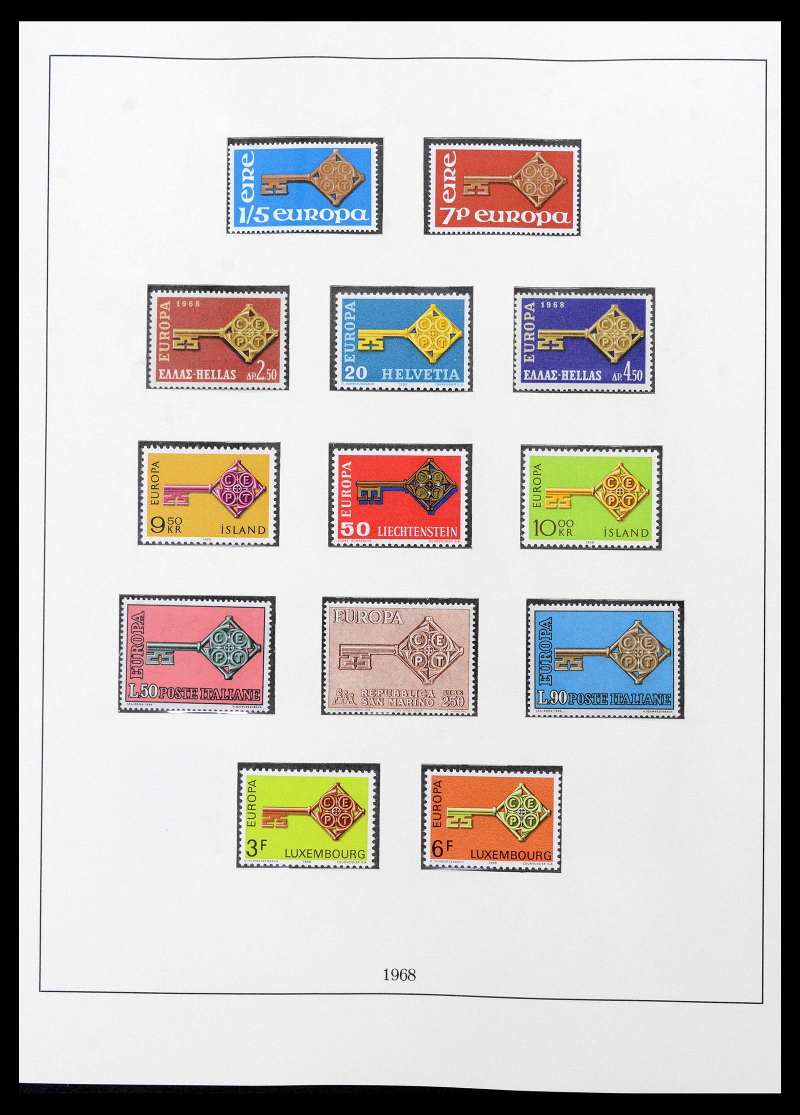 39336 0002 - Stamp collection 39336 Europe CEPT 1968-2006.