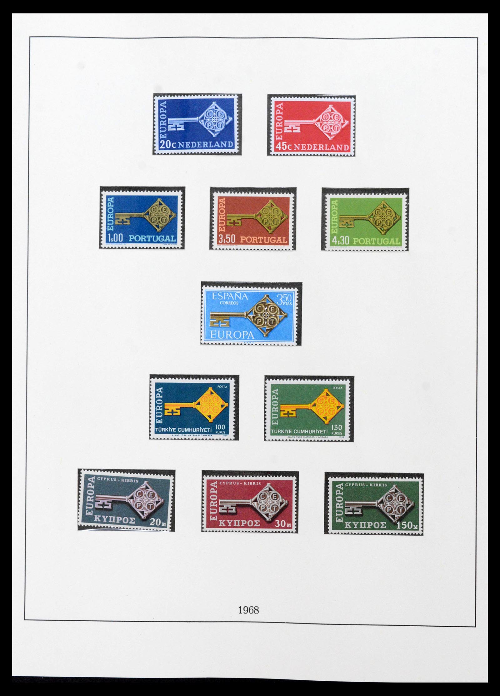 39336 0003 - Stamp collection 39336 Europe CEPT 1968-2006.